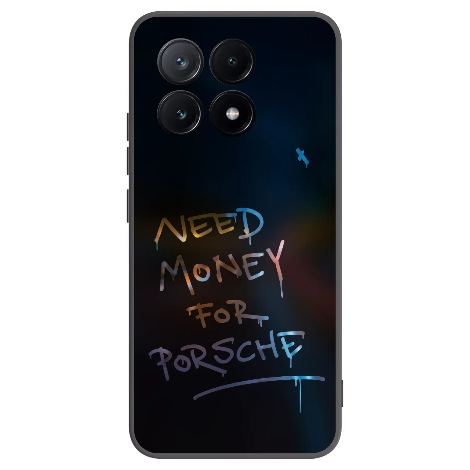 Picasee silikonowe czarne etui na Xiaomi Poco X6 Pro - Neon Nights