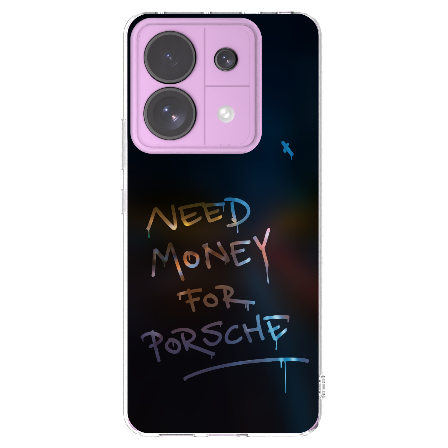 Picasee silikonowe przeźroczyste etui na Xiaomi Redmi Note 13 Pro 5G - Neon Nights