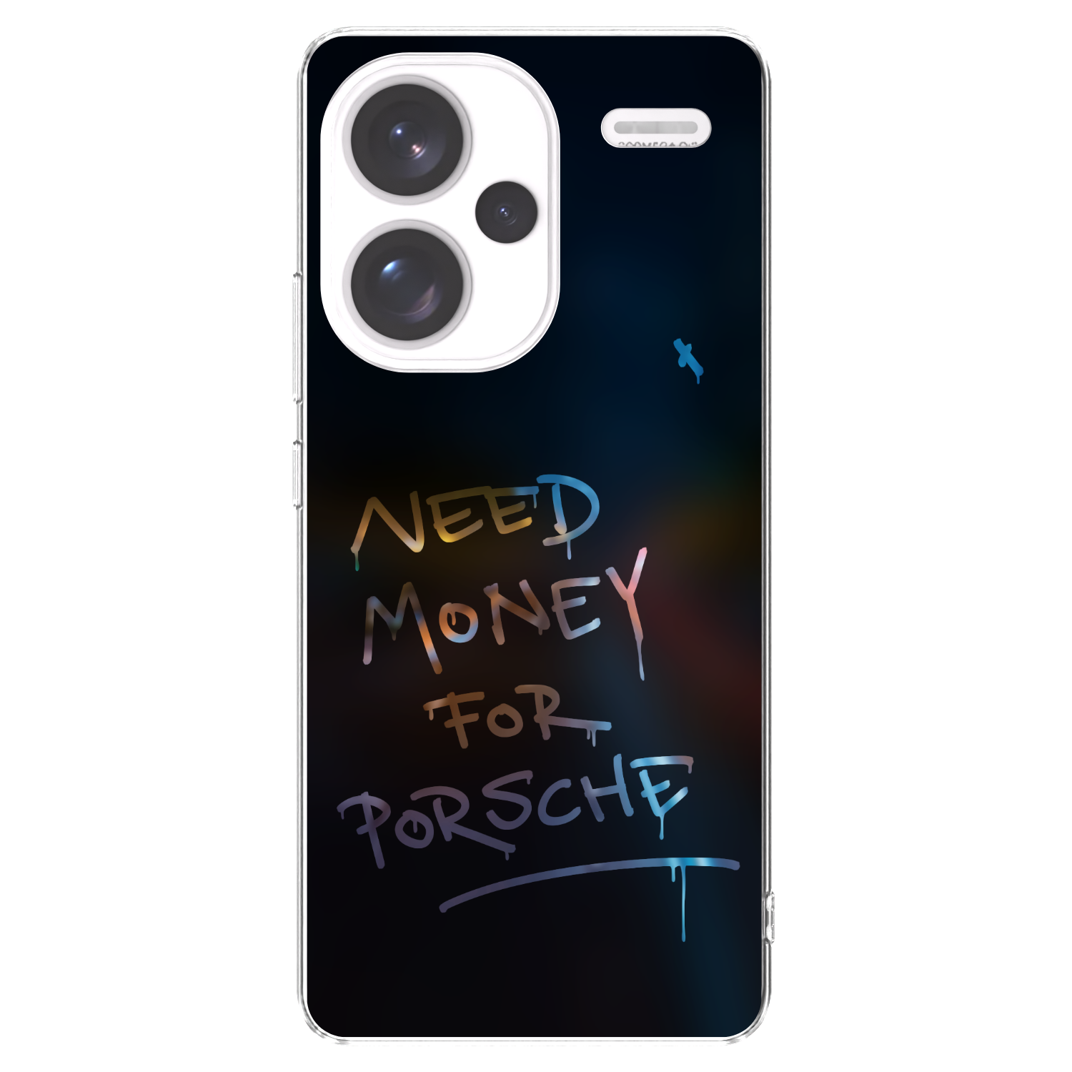 Picasee silikonowe przeźroczyste etui na Xiaomi Redmi Note 13 Pro+ 5G - Neon Nights