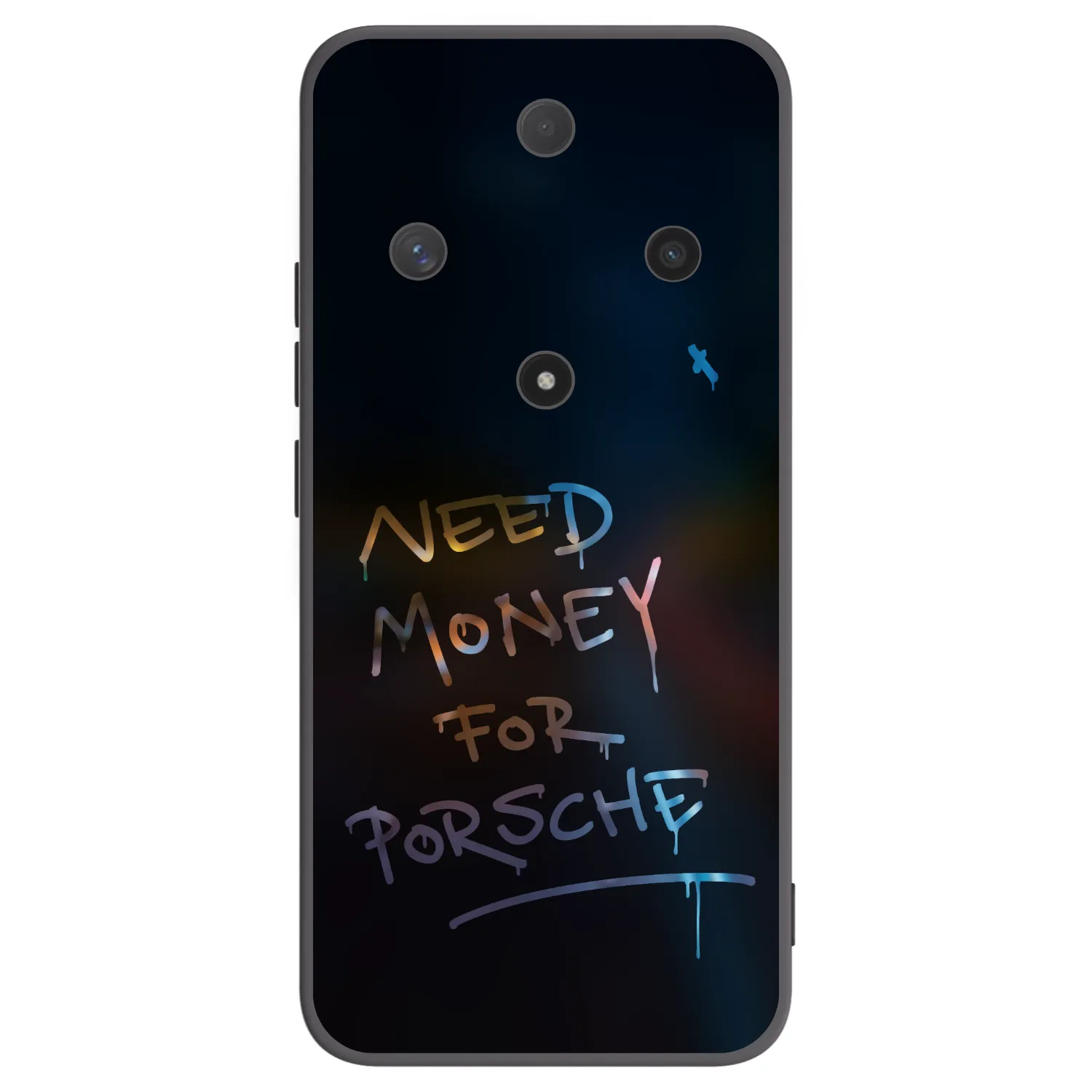 Picasee silikonowe czarne etui na Honor Magic6 Lite 5G - Neon Nights