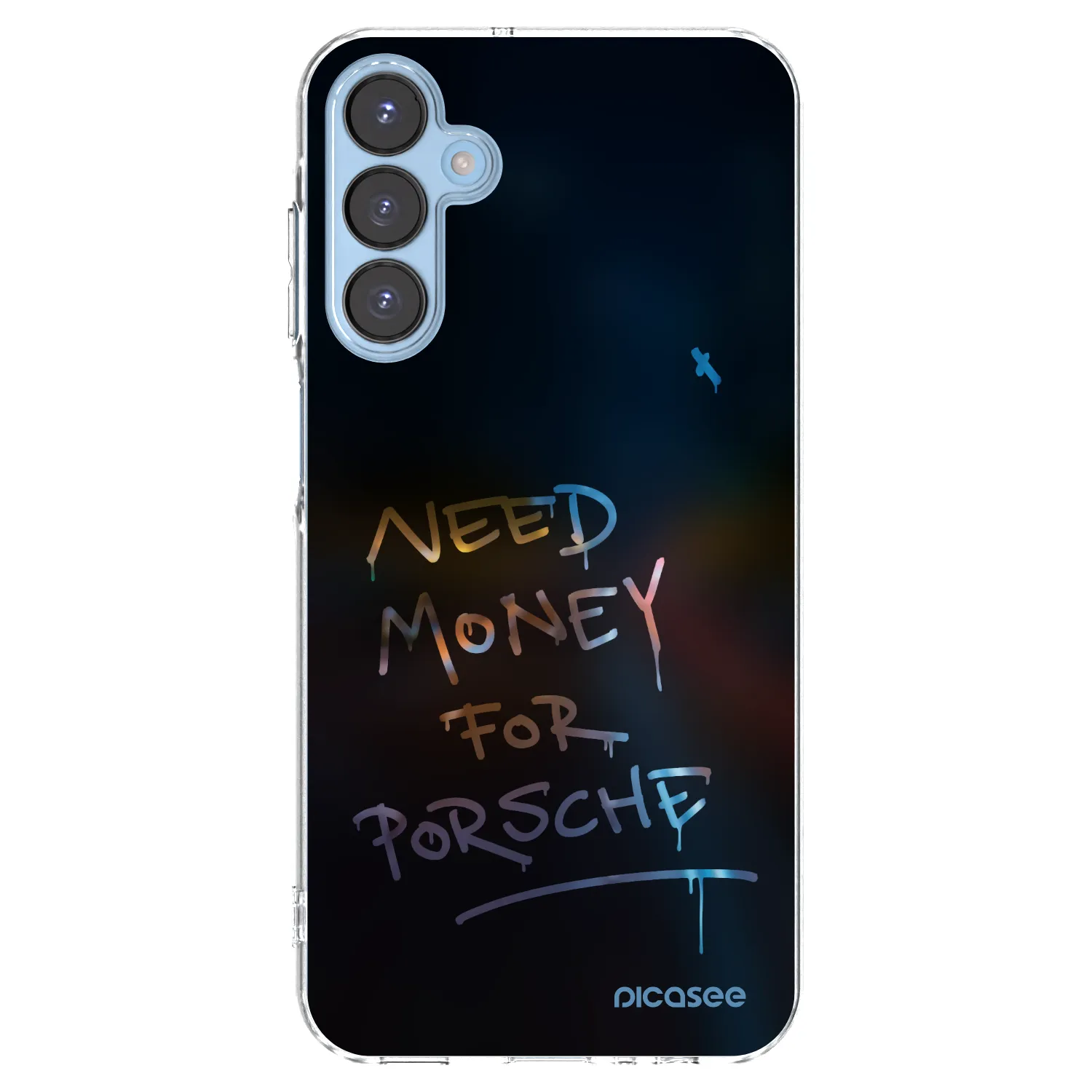 Picasee silikonowe przeźroczyste etui na Samsung Galaxy A15 A156B 5G - Neon Nights