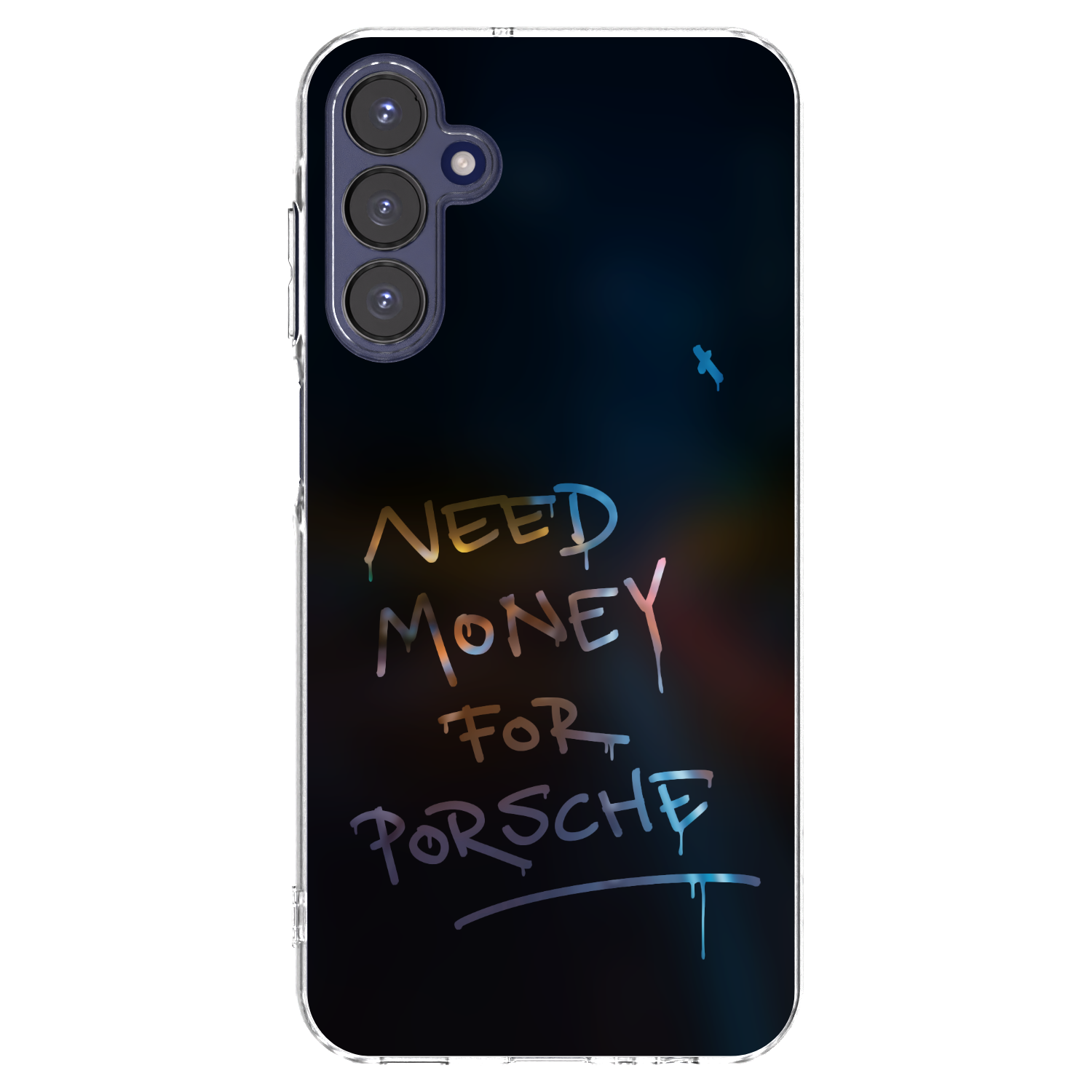 Picasee silikonowe przeźroczyste etui na Samsung Galaxy A15 A155F 4G - Neon Nights