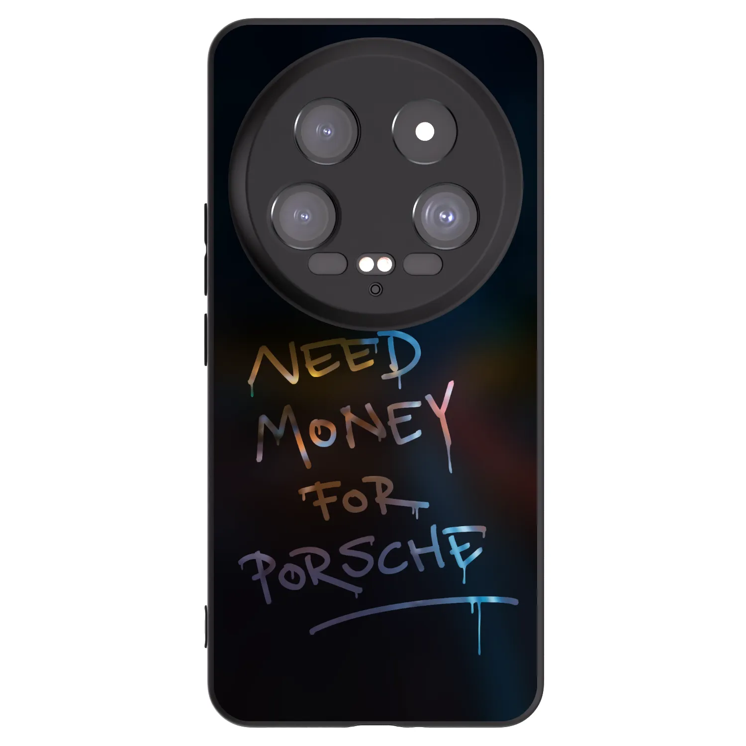 Picasee silikonowe czarne etui na Xiaomi 14 Ultra - Neon Nights