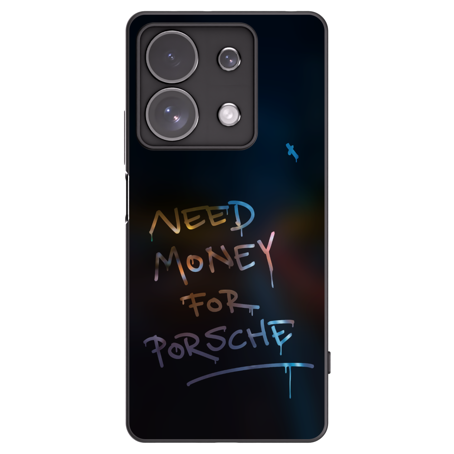 Picasee silikonowe czarne etui na Xiaomi Redmi Note 13 Pro 4G - Neon Nights