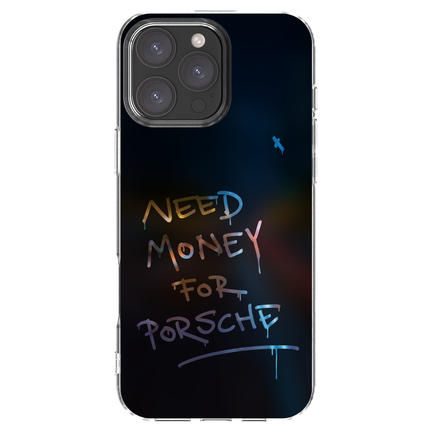 Picasee silikonowe przeźroczyste etui na Apple iPhone 16 Pro Max - Neon Nights