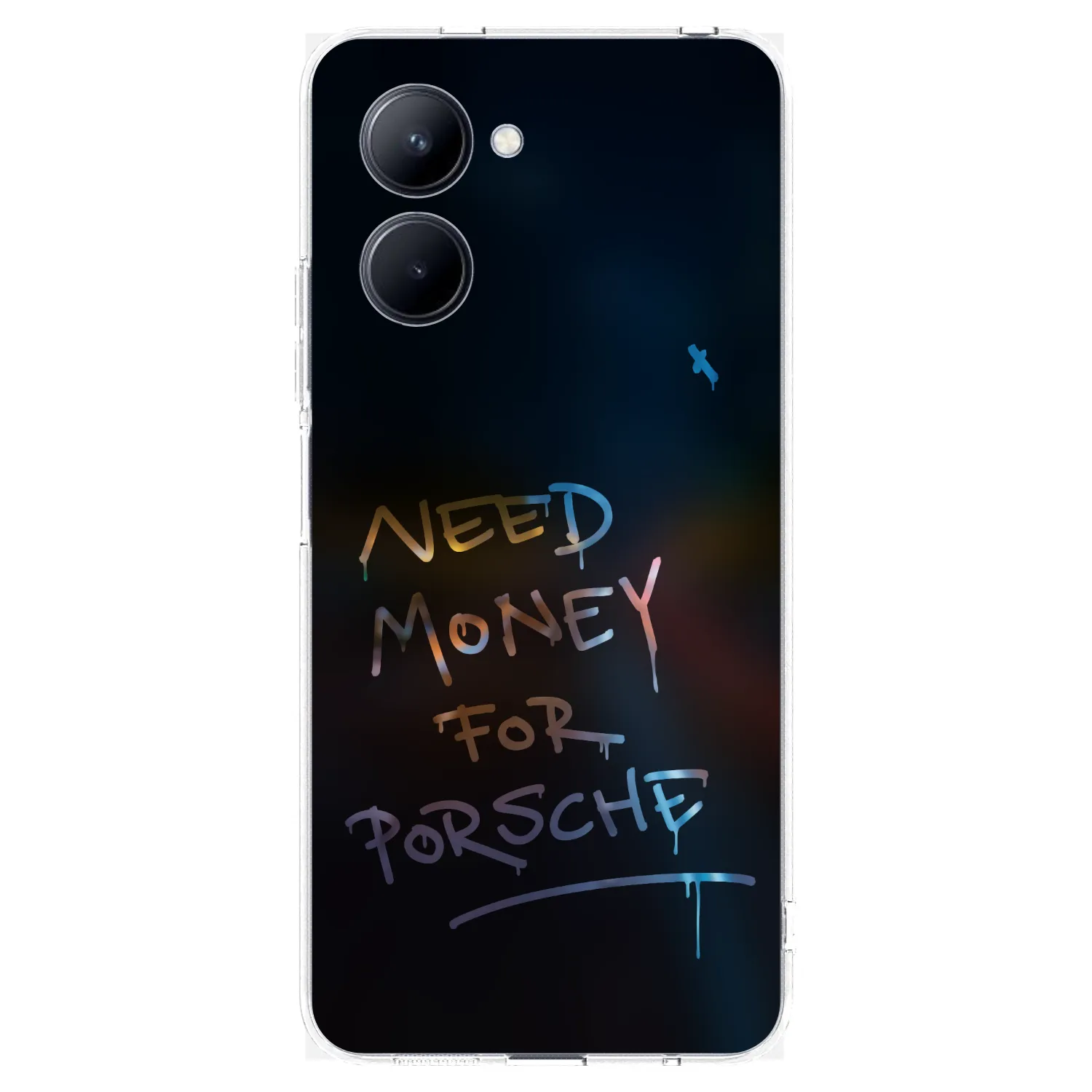 Picasee silikonowe przeźroczyste etui na Realme C33 (2023) - Neon Nights
