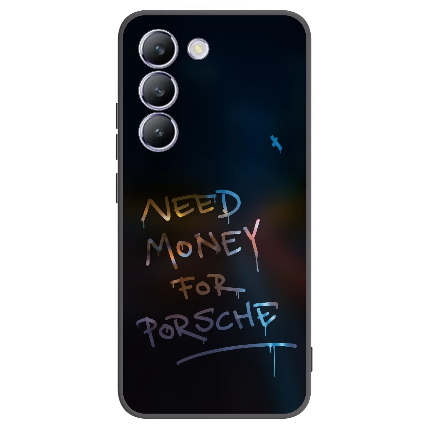 Picasee silikonowe czarne etui na Vivo V40 SE 5G - Neon Nights