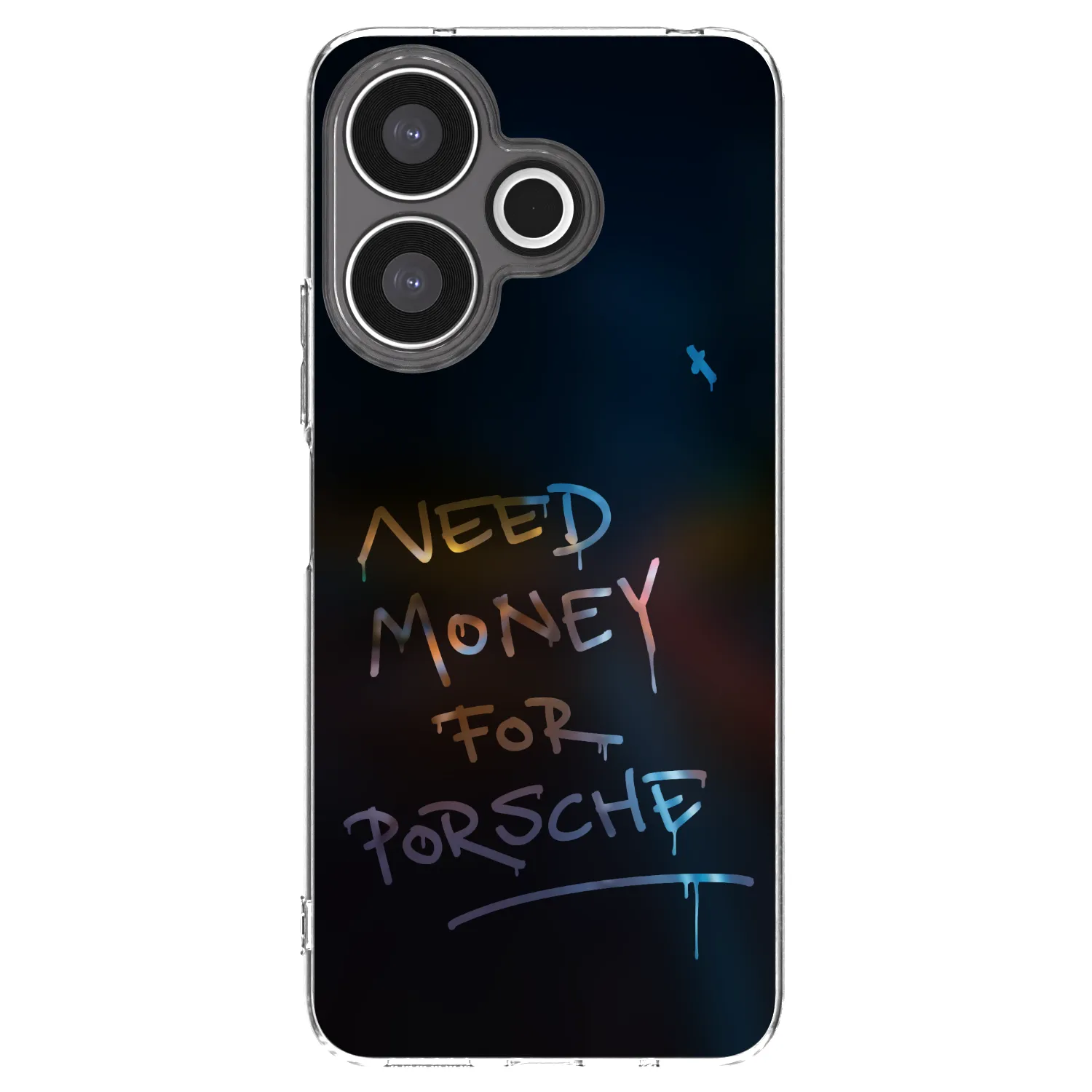 Picasee silikonowe przeźroczyste etui na Xiaomi Redmi 13 4G - Neon Nights
