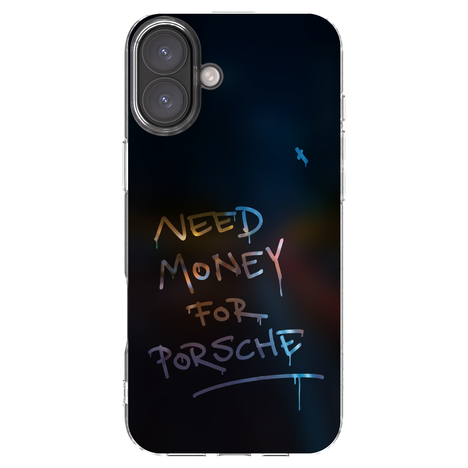 Picasee silikonowe przeźroczyste etui na Apple iPhone 16 Plus - Neon Nights