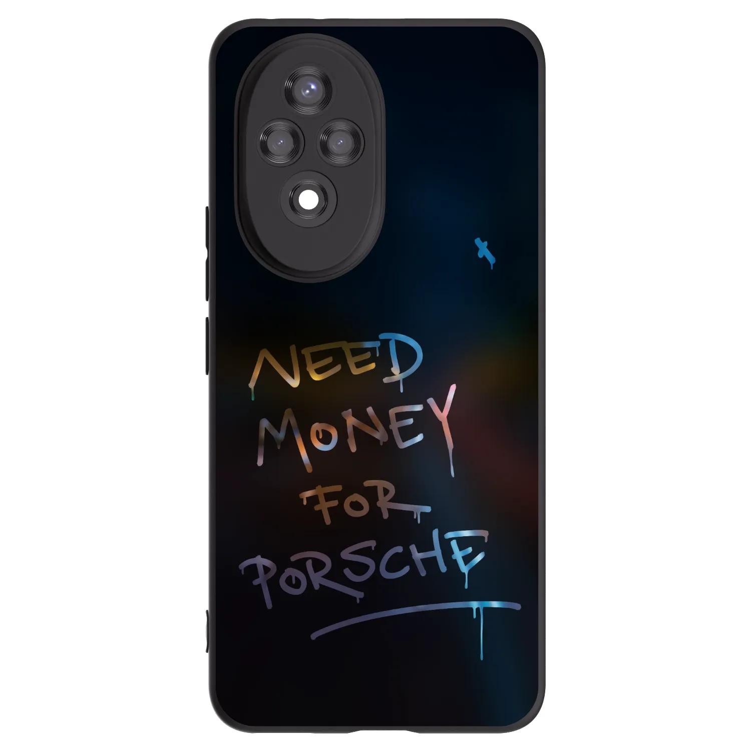 Picasee silikonowe czarne etui na Honor 200 5G - Neon Nights