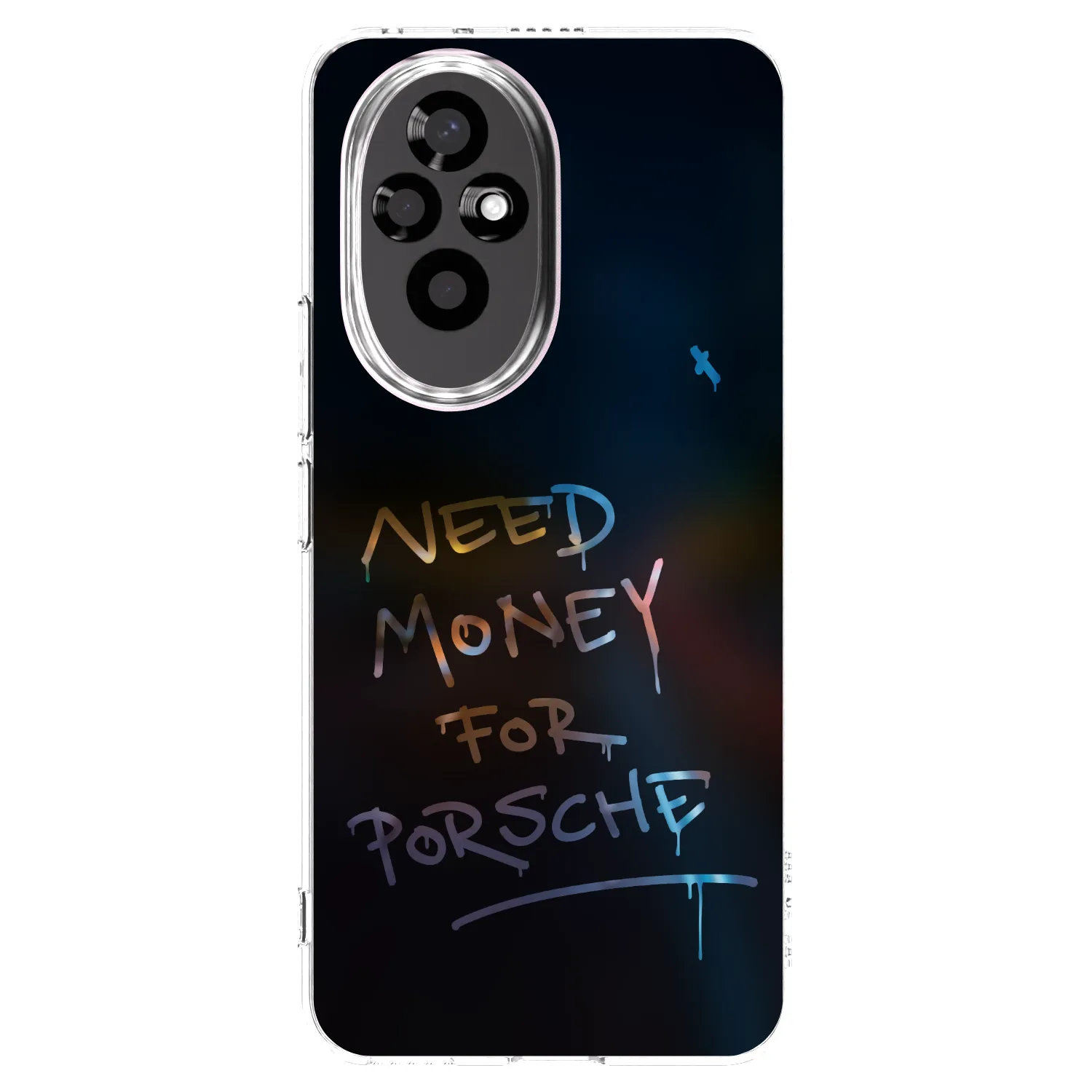 Picasee silikonowe przeźroczyste etui na Honor 200 5G - Neon Nights