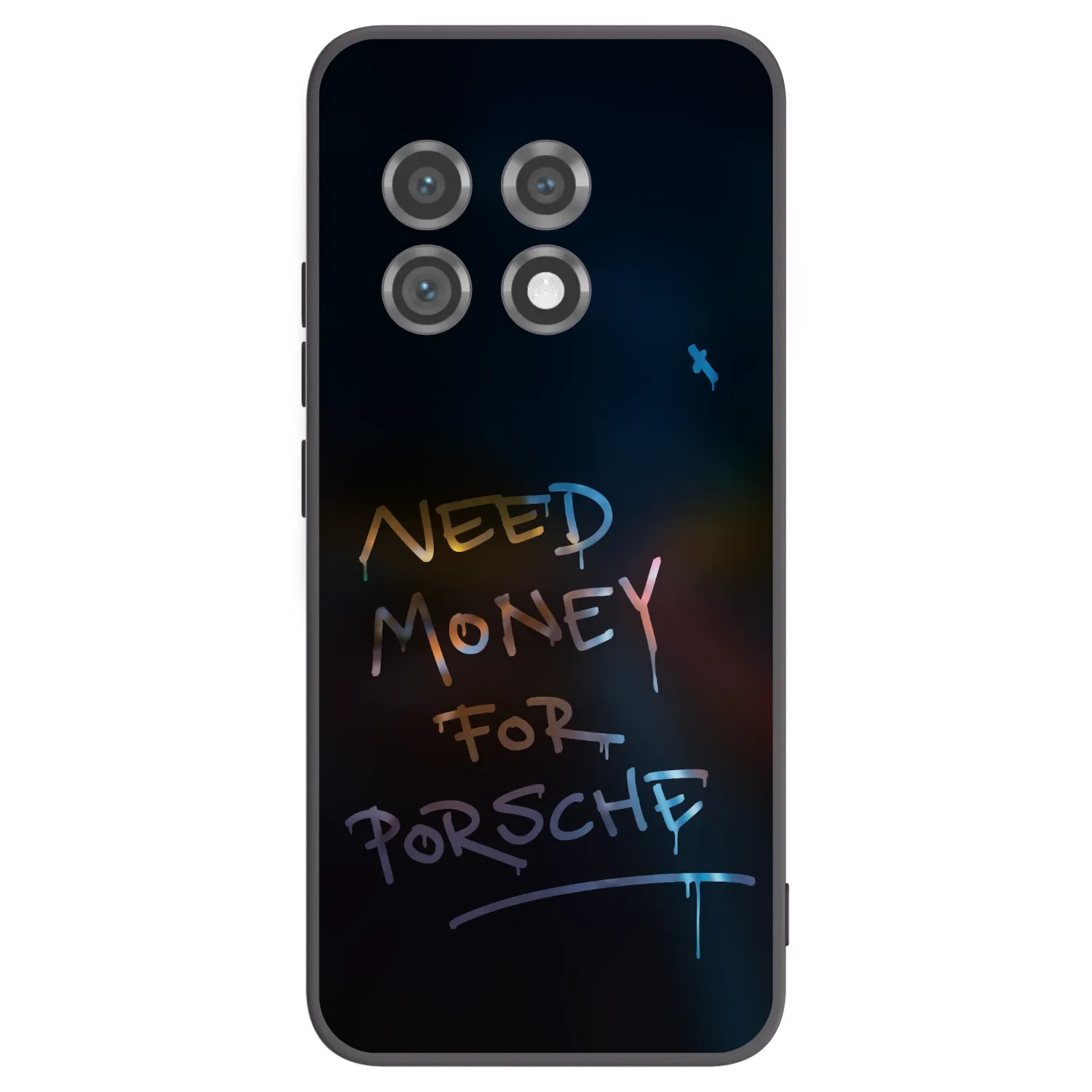 Picasee silikonowe czarne etui na OnePlus 11 5G - Neon Nights