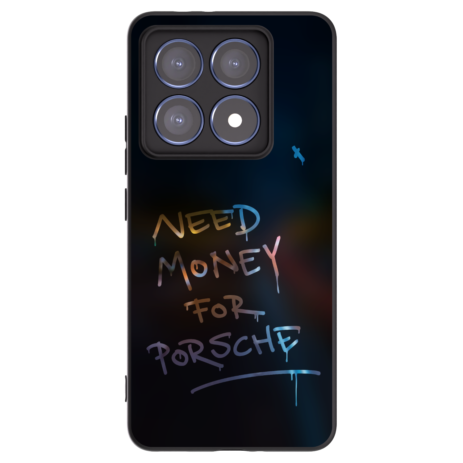 Picasee silikonowe czarne etui na Xiaomi 14T Pro - Neon Nights