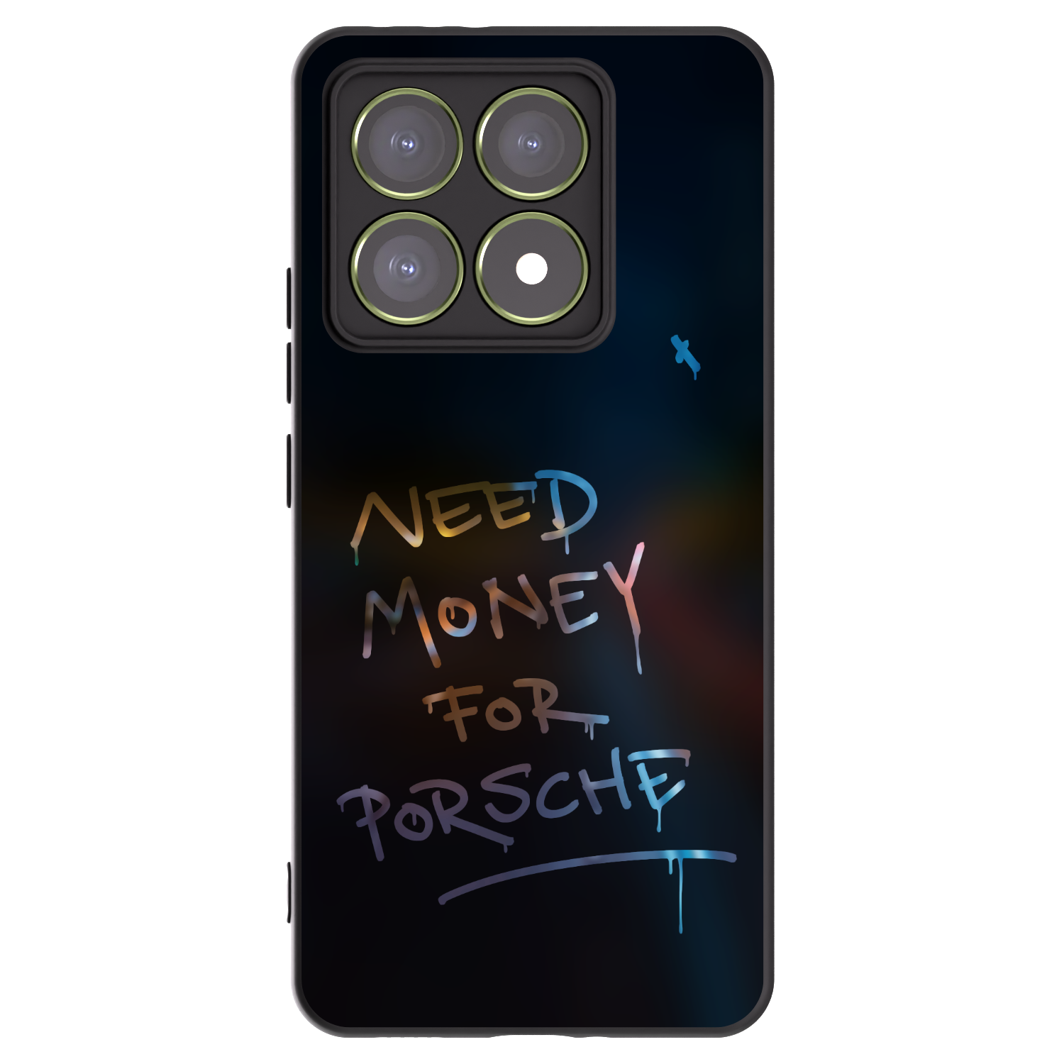 Picasee silikonowe czarne etui na Xiaomi 14T - Neon Nights