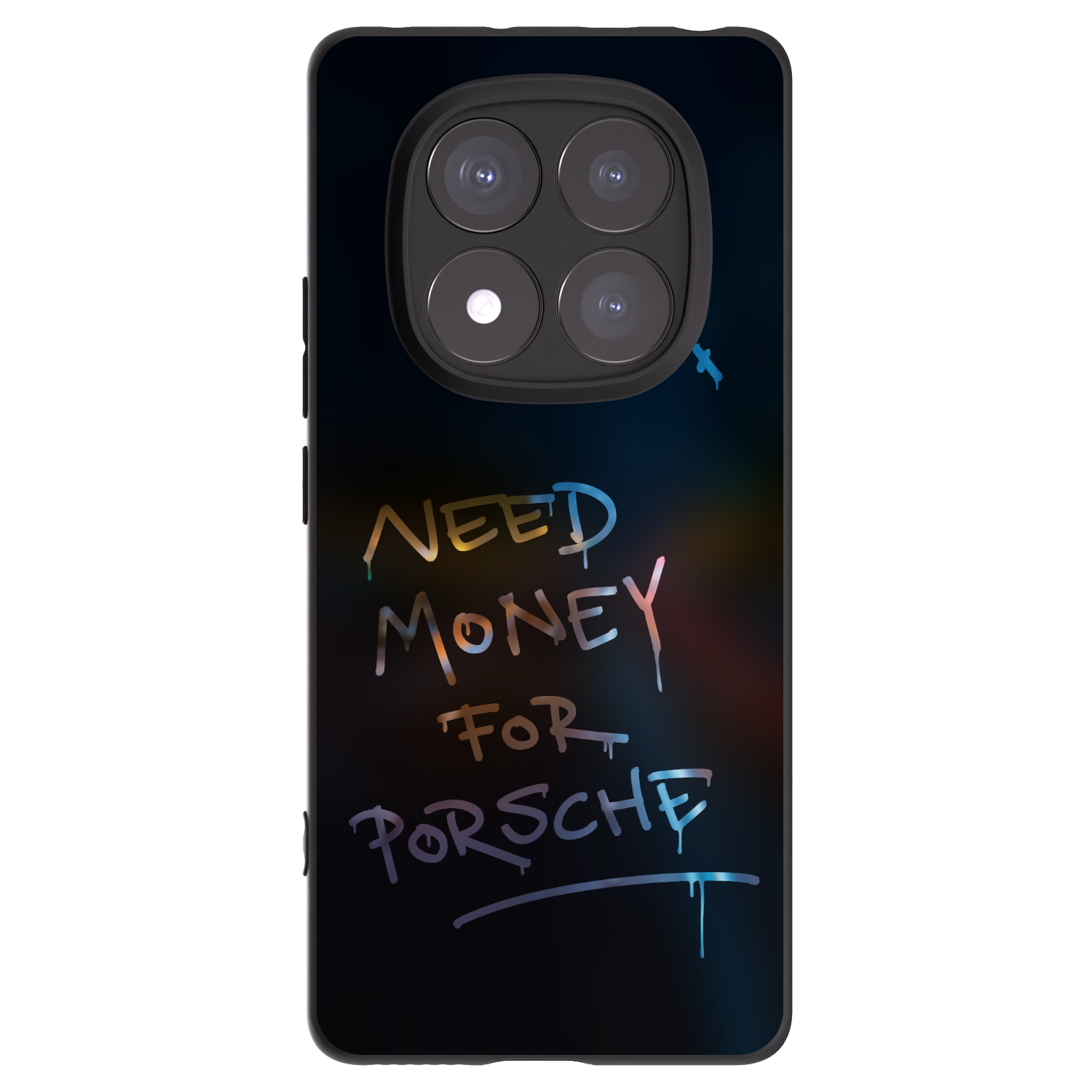 Picasee silikonowe czarne etui na Xiaomi Redmi Note 14 Pro+ 5G - Neon Nights