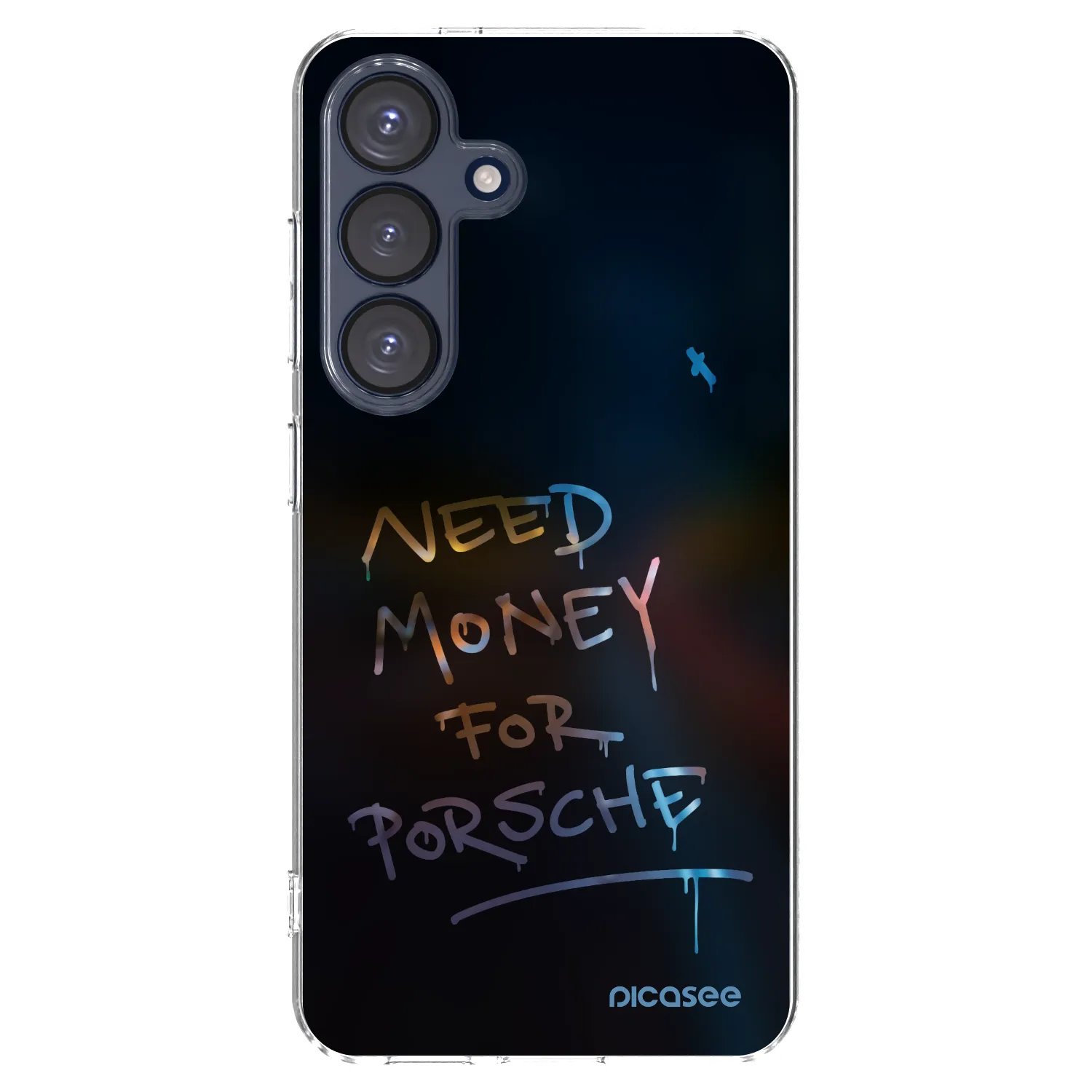 Picasee silikonowe przeźroczyste etui na Samsung Galaxy S25 5G - Neon Nights