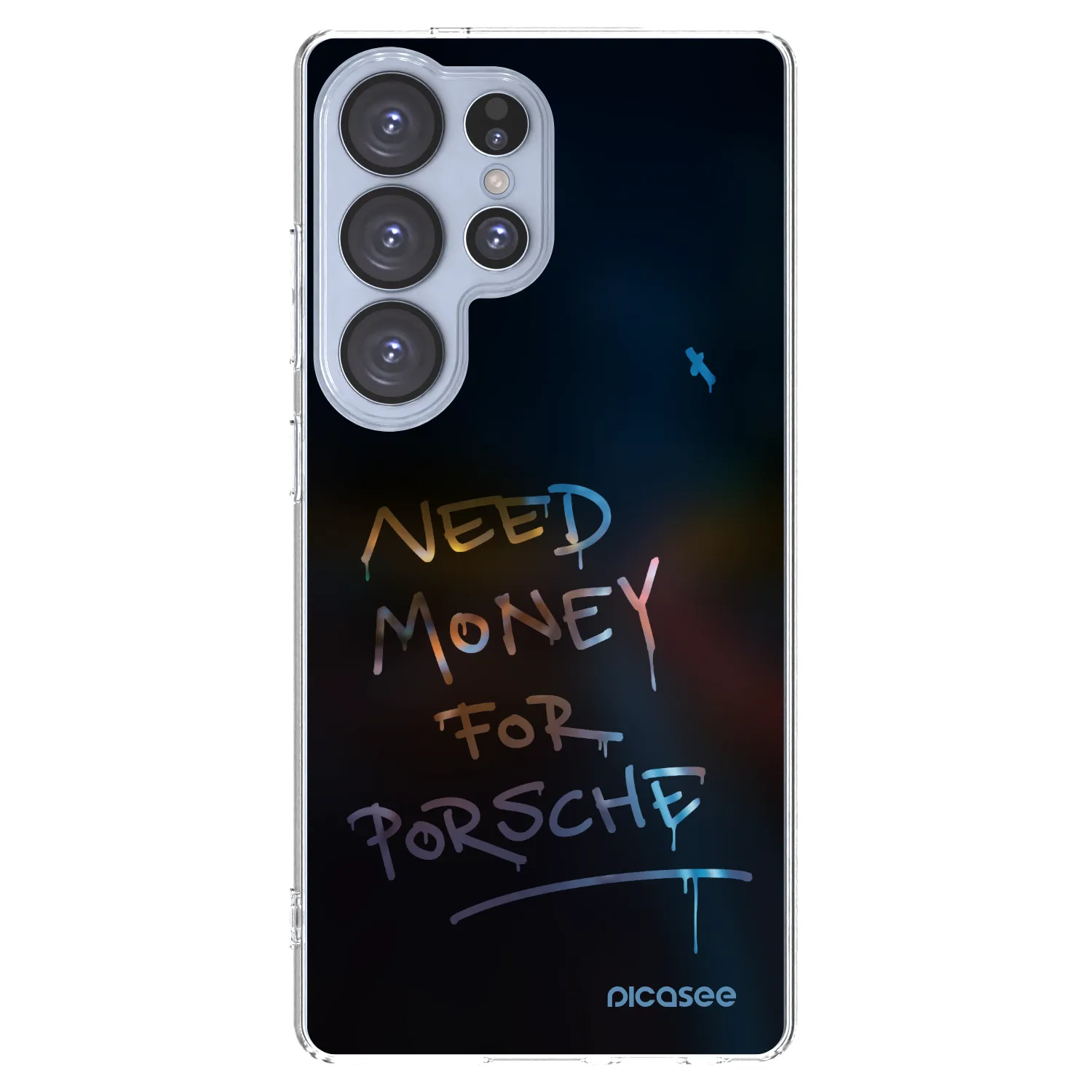 Picasee silikonowe przeźroczyste etui na Samsung Galaxy S25 Ultra 5G - Neon Nights