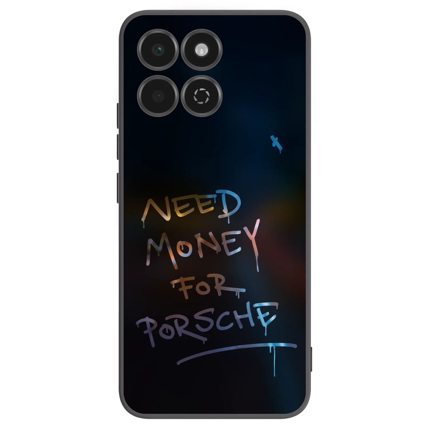 Picasee silikonowe czarne etui na Honor 200 Smart 5G - Neon Nights