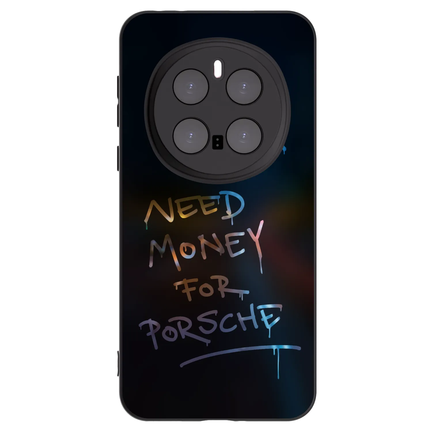 Picasee silikonowe czarne etui na Honor Magic7 Pro 5G - Neon Nights