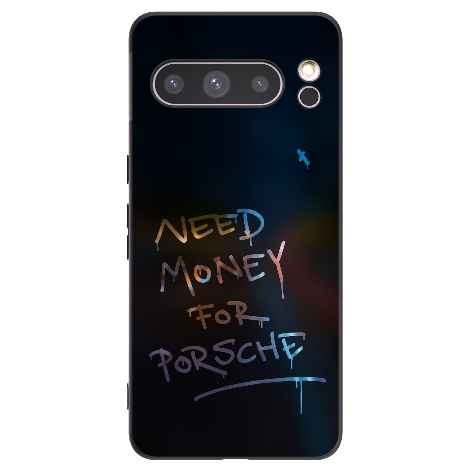 Picasee silikonowe czarne etui na Google Pixel 8 Pro - Neon Nights