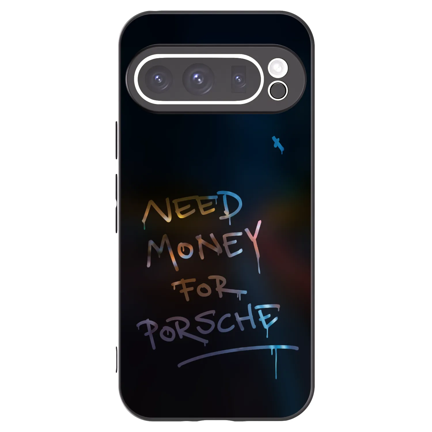 Picasee silikonowe czarne etui na Google Pixel 9 Pro - Neon Nights