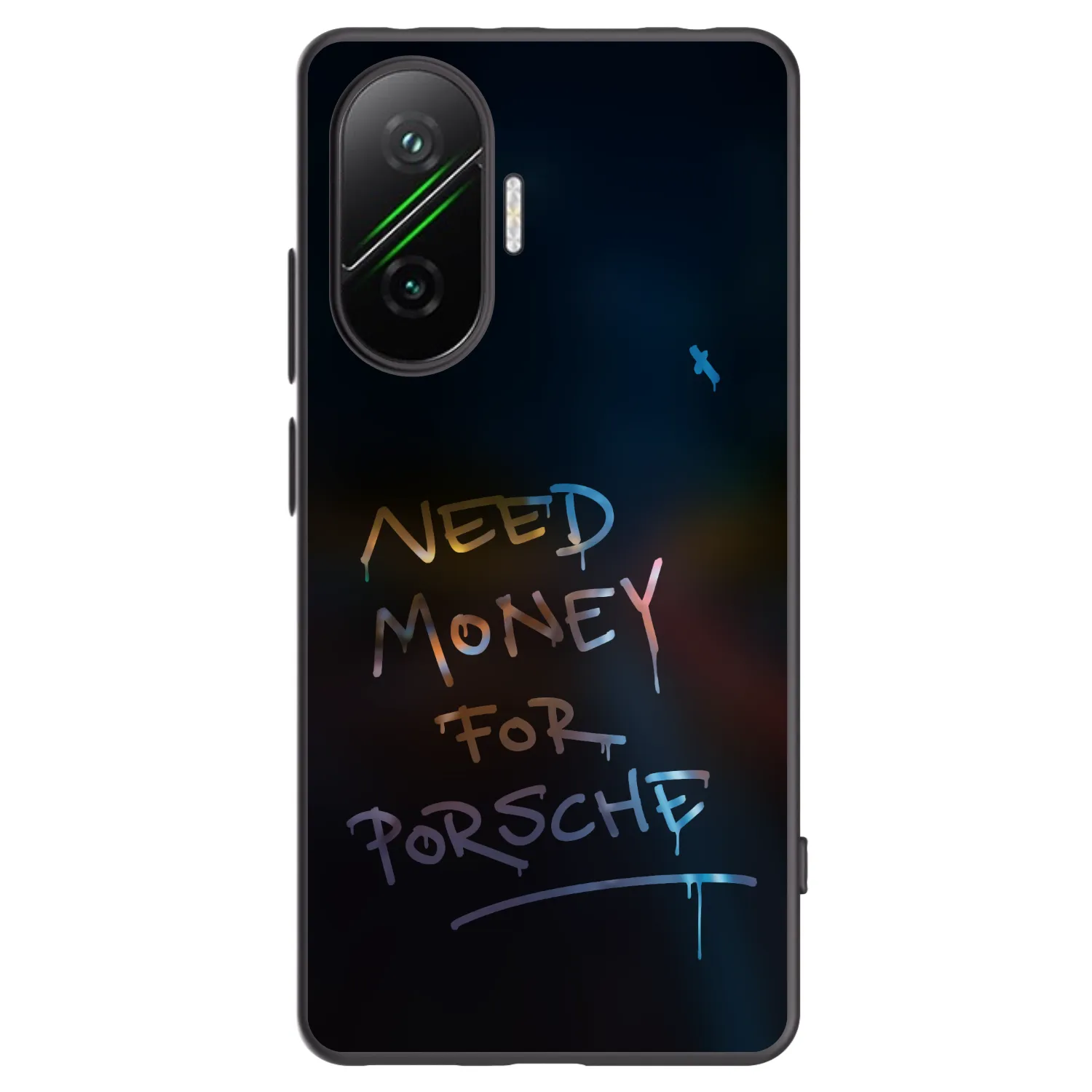 Picasee silikonowe czarne etui na Xiaomi Poco F7 5G - Neon Nights
