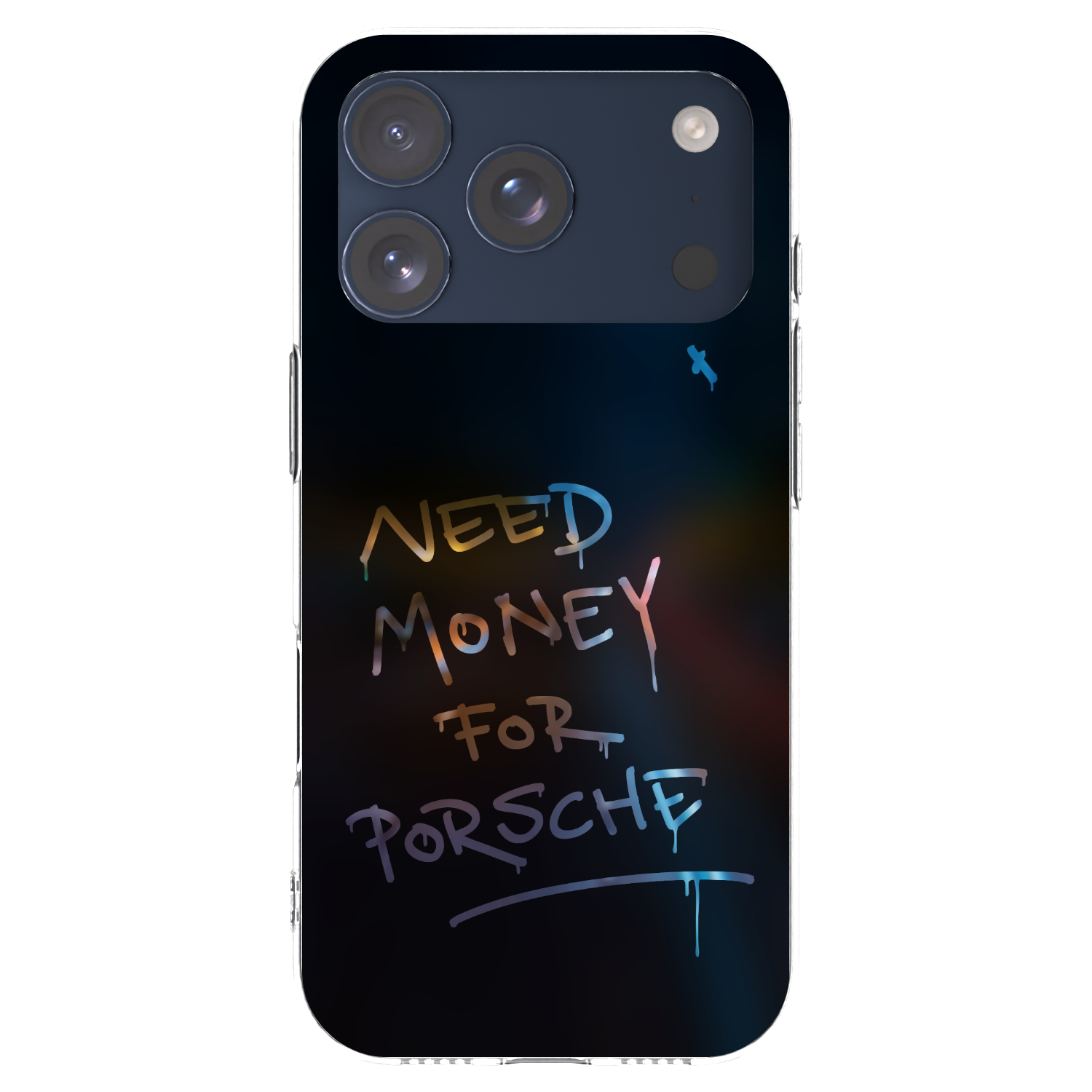 Picasee silikonowe przeźroczyste etui na Apple iPhone 17 Pro - Neon Nights