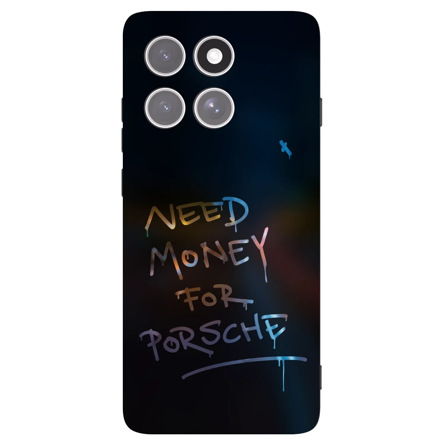 Picasee silikonowe czarne etui na Motorola Edge 60 Pro - Neon Nights