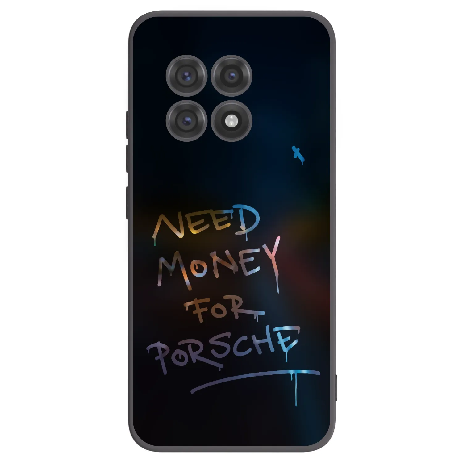 Picasee silikonowe czarne etui na OnePlus 13R 5G - Neon Nights