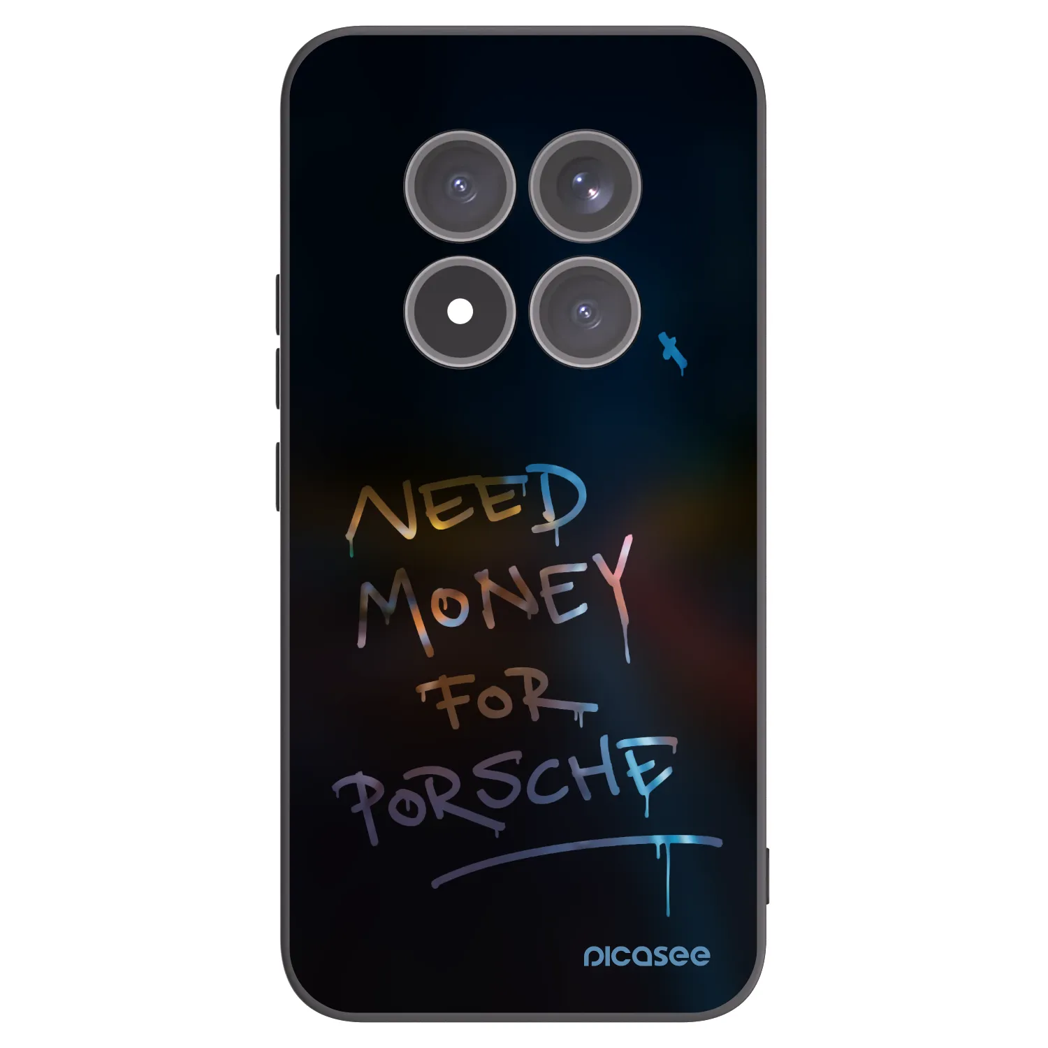 Picasee silikonowe czarne etui na Xiaomi Redmi Note 15 Pro+ - Neon Nights