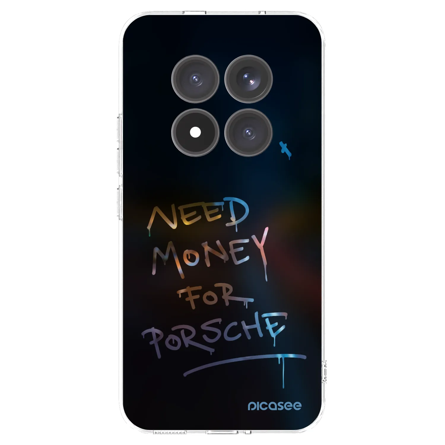 Picasee silikonowe przeźroczyste etui na Xiaomi Redmi Note 15 Pro+ - Neon Nights