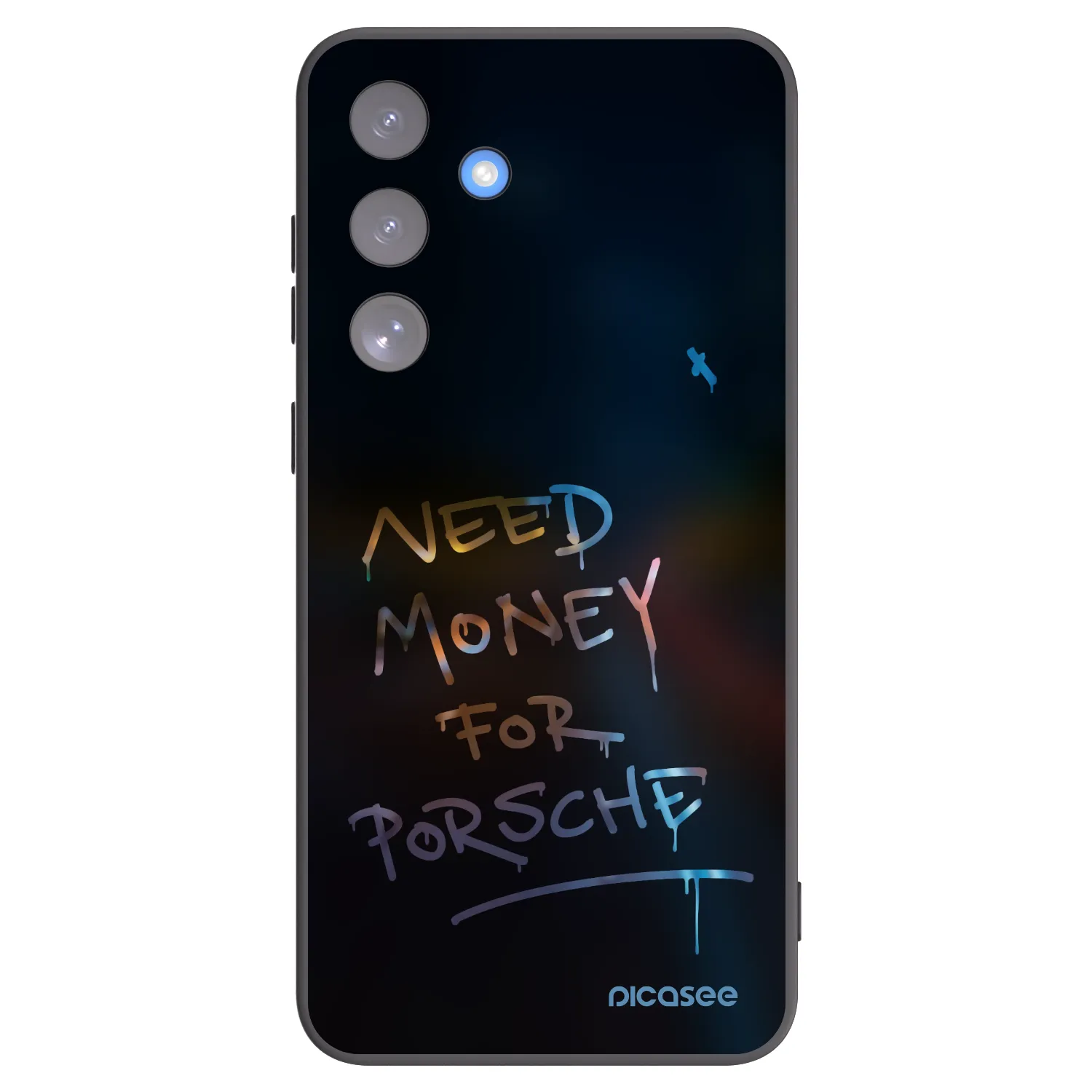 Picasee silikonowe czarne etui na Samsung Galaxy S25 FE 5G - Neon Nights