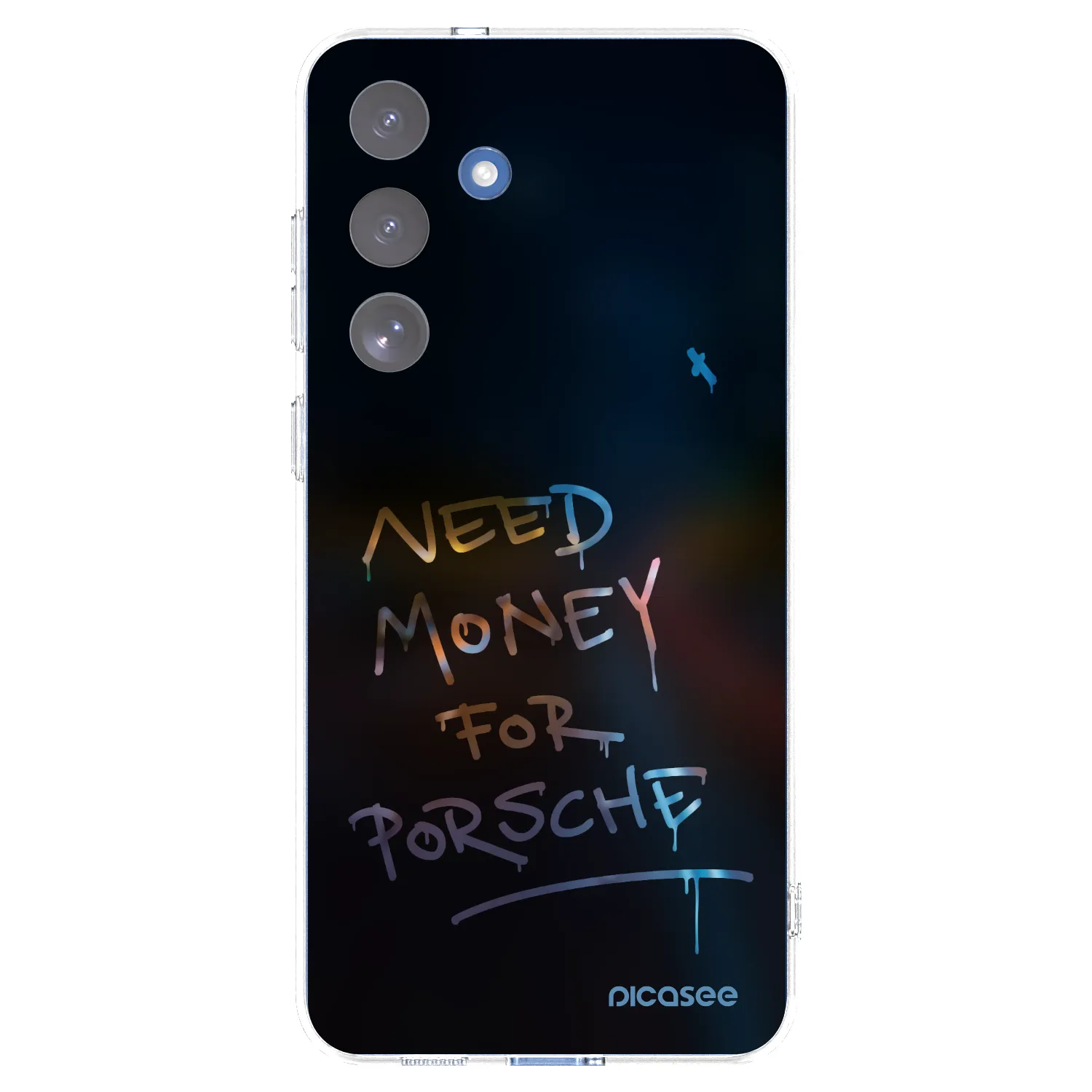 Picasee silikonowe przeźroczyste etui na Samsung Galaxy S25 FE 5G - Neon Nights