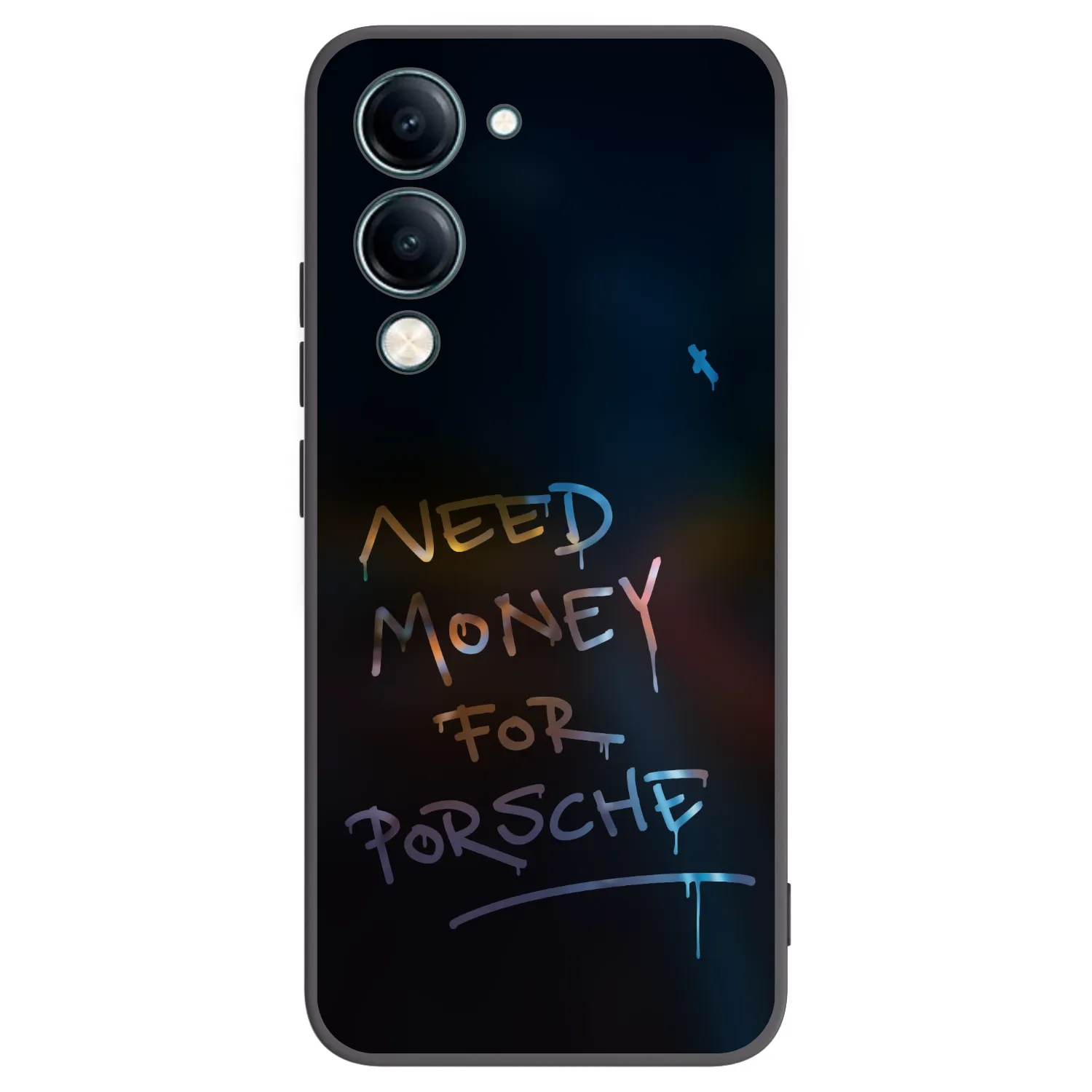 Picasee silikonowe czarne etui na Vivo Y29s 5G - Neon Nights