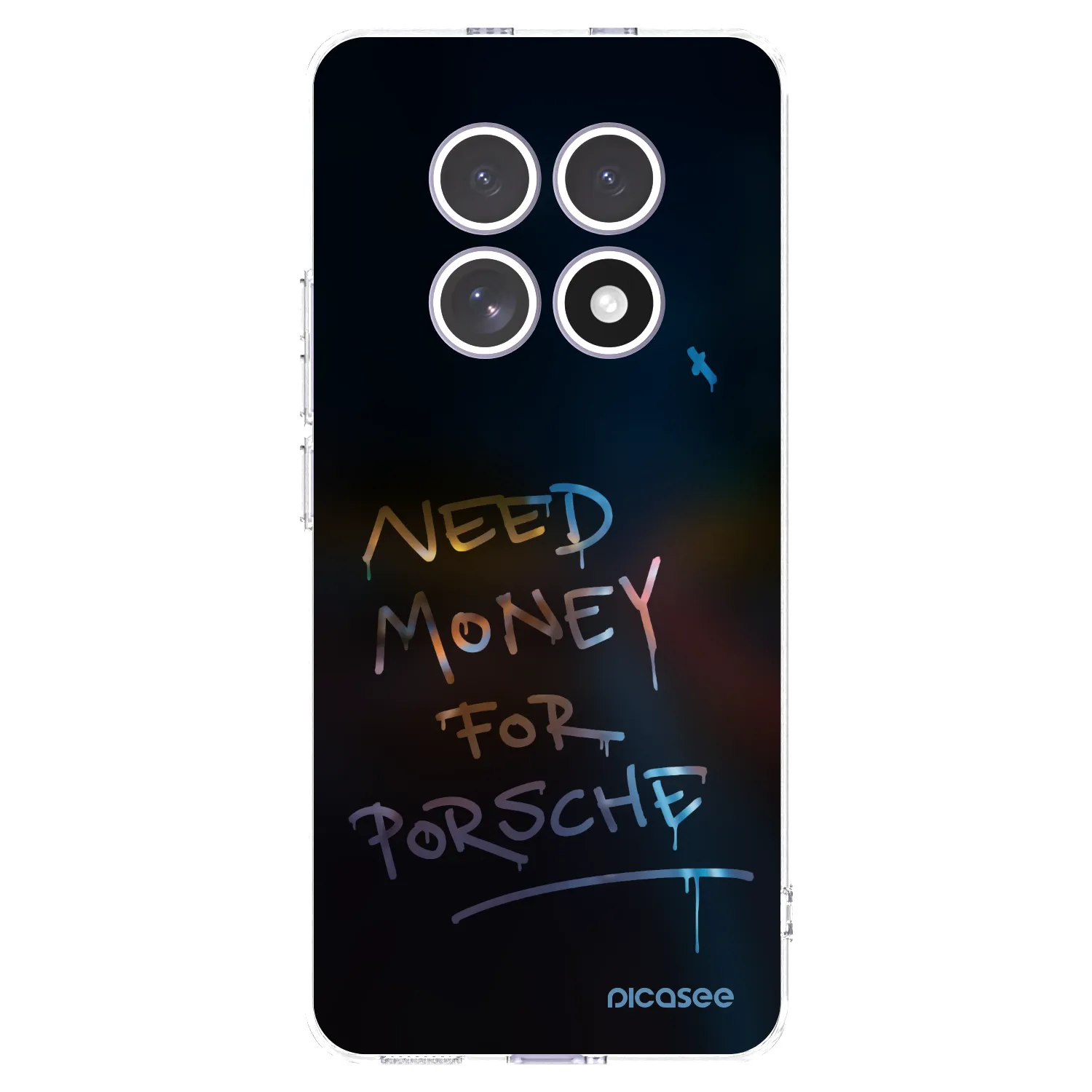 Picasee silikonowe przeźroczyste etui na Xiaomi Redmi Note 15 4G - Neon Nights