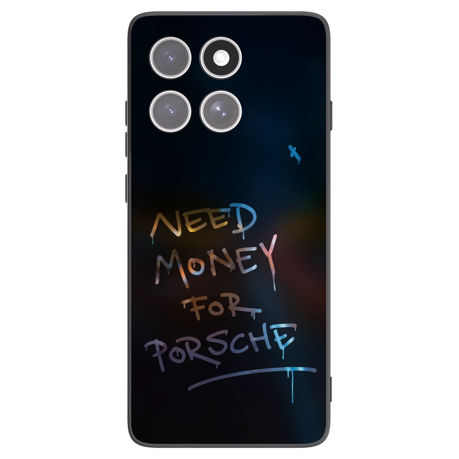 Picasee silikonowe czarne etui na Motorola Edge 60 Fusion - Neon Nights