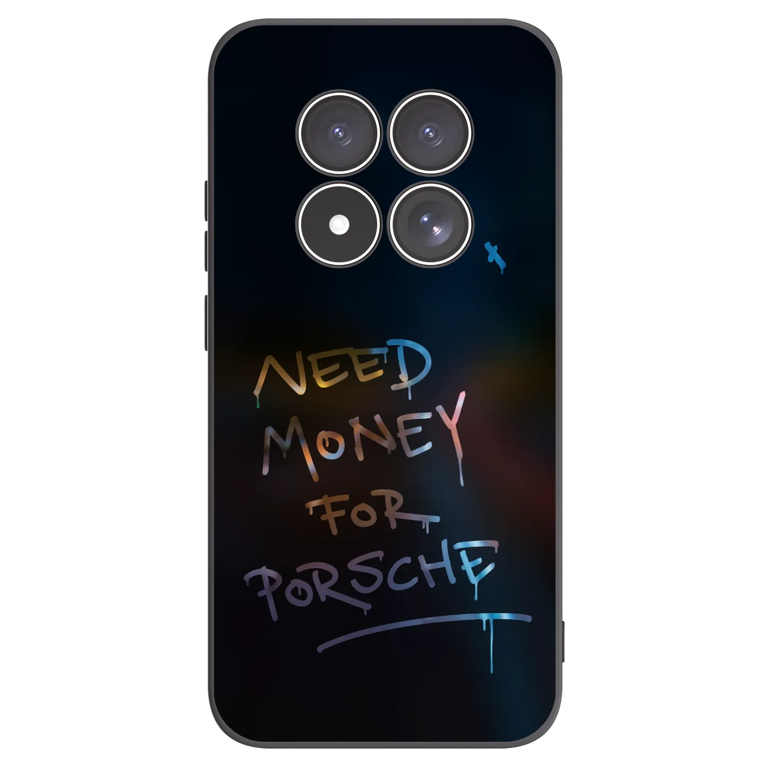 Picasee silikonowe czarne etui na Xiaomi Redmi Note 15 Pro 5G - Neon Nights