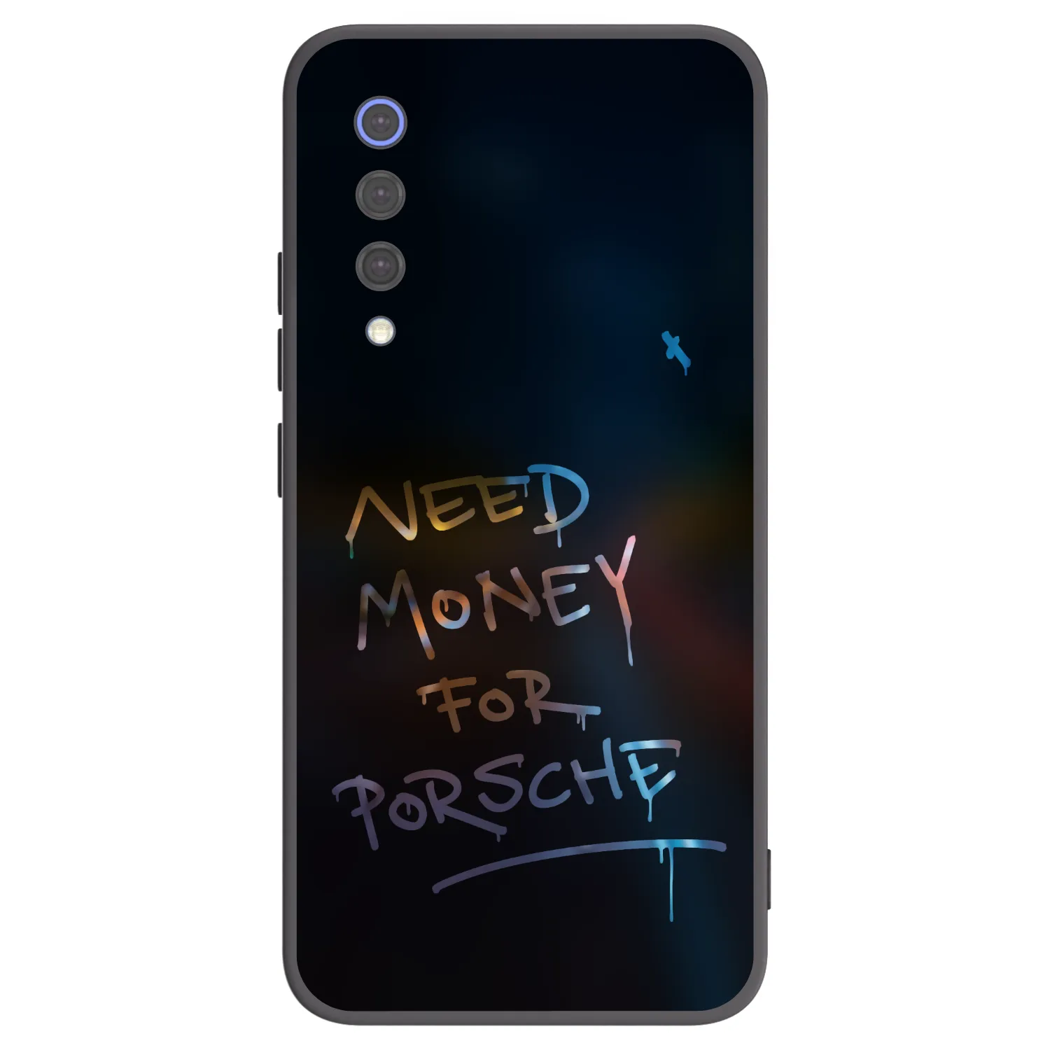 Picasee silikonowe czarne etui na Xiaomi Mi 9 SE - Neon Nights