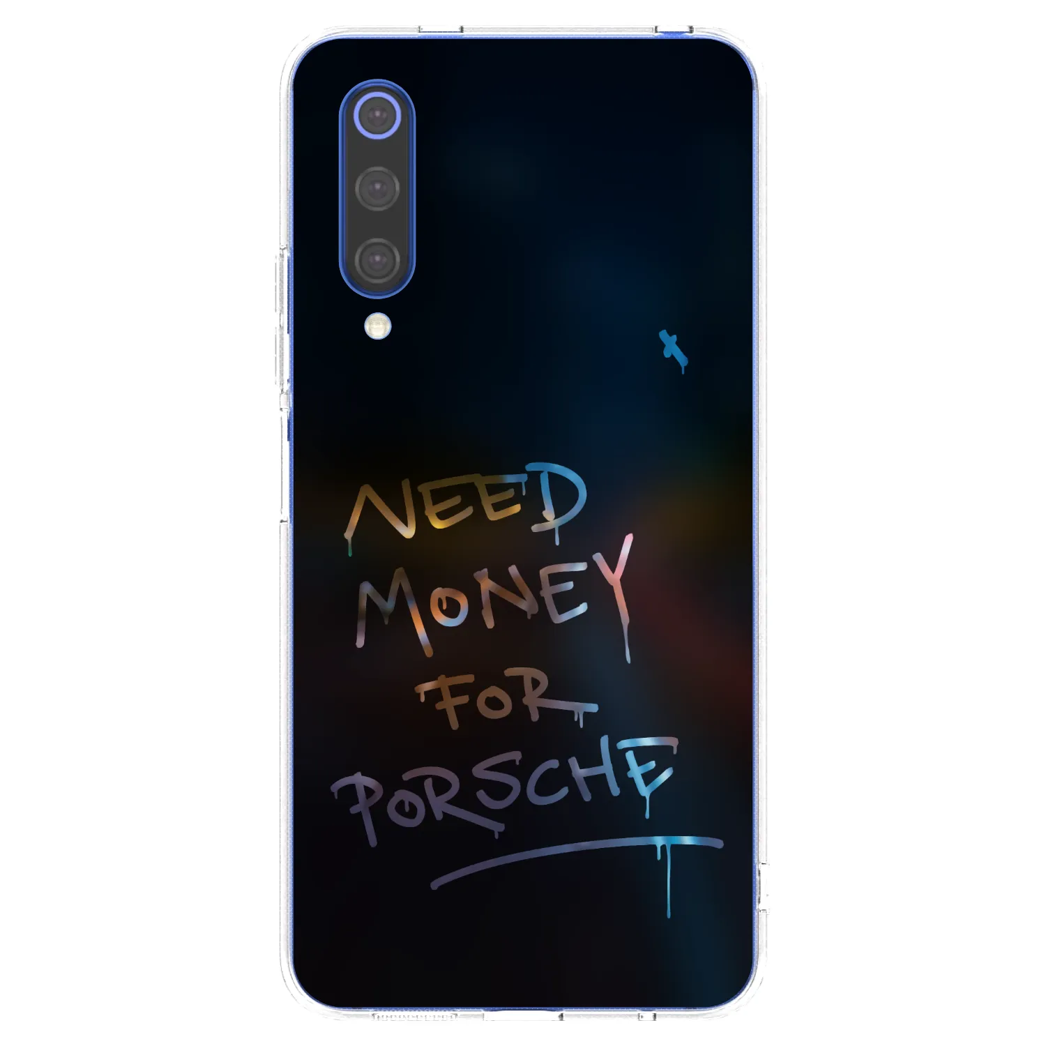 Picasee silikonowe przeźroczyste etui na Xiaomi Mi 9 SE - Neon Nights