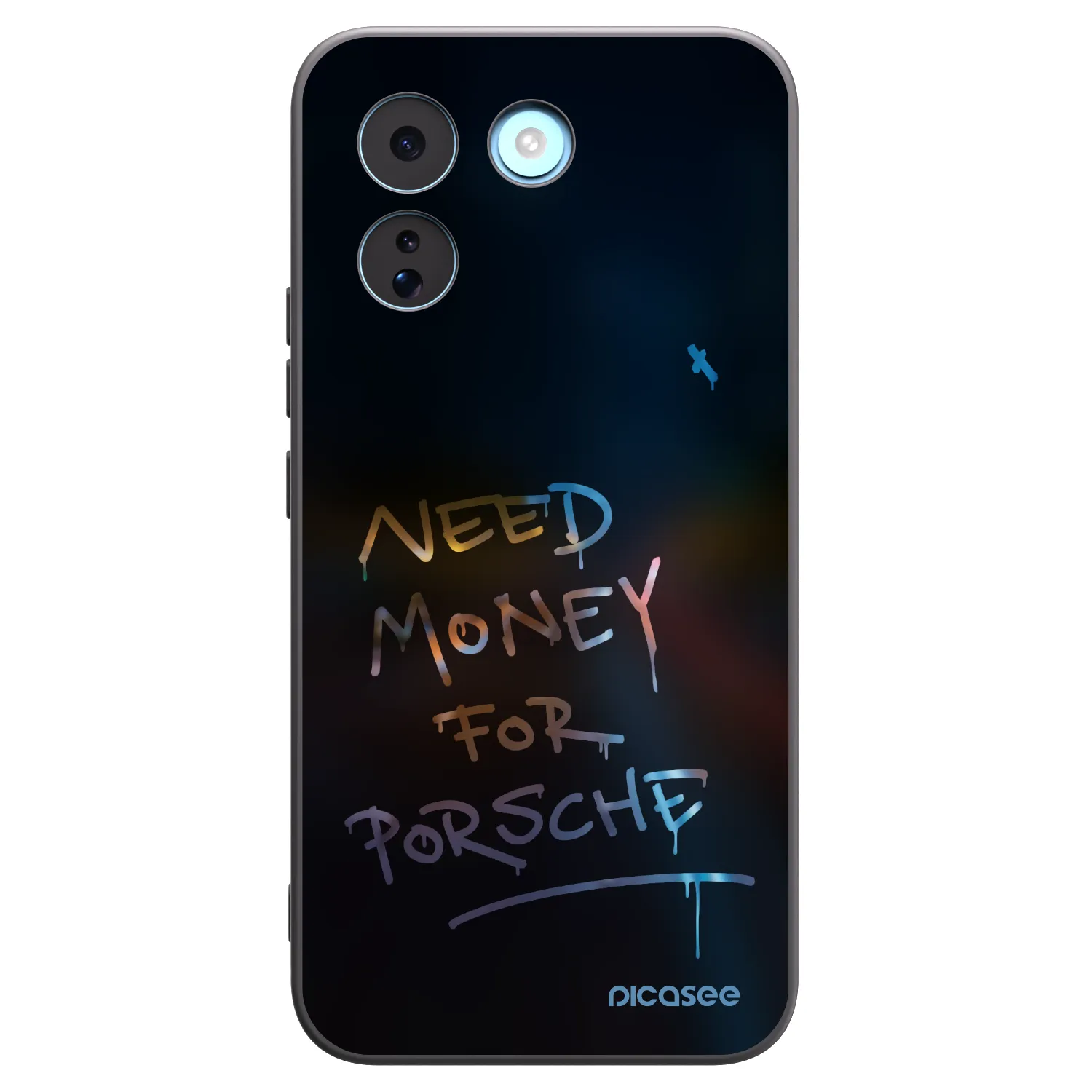 Picasee silikonowe czarne etui na Xiaomi Redmi Note 17 Pro MAX 5G - Neon Nights