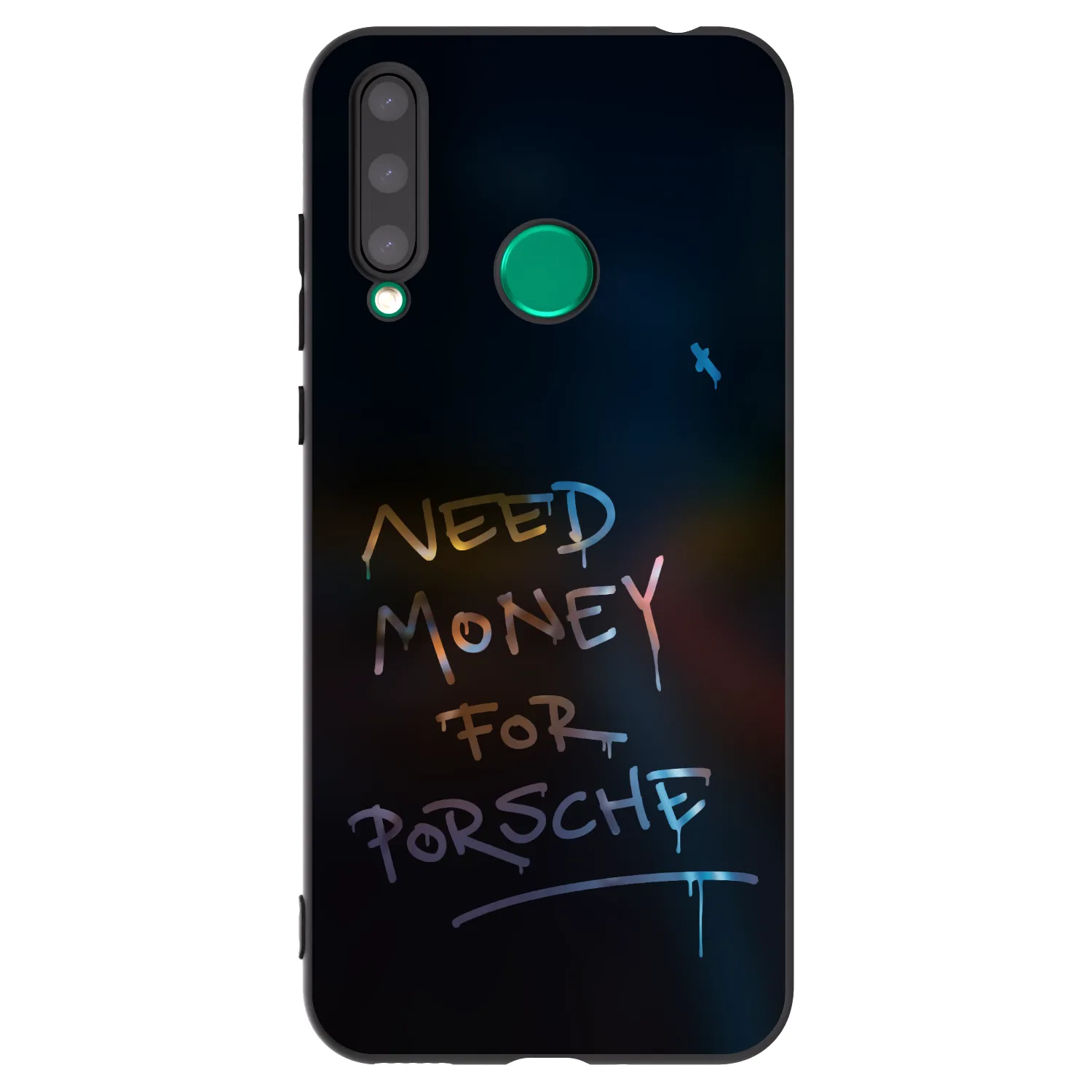 Picasee silikonowe czarne etui na Honor 20 Lite - Neon Nights