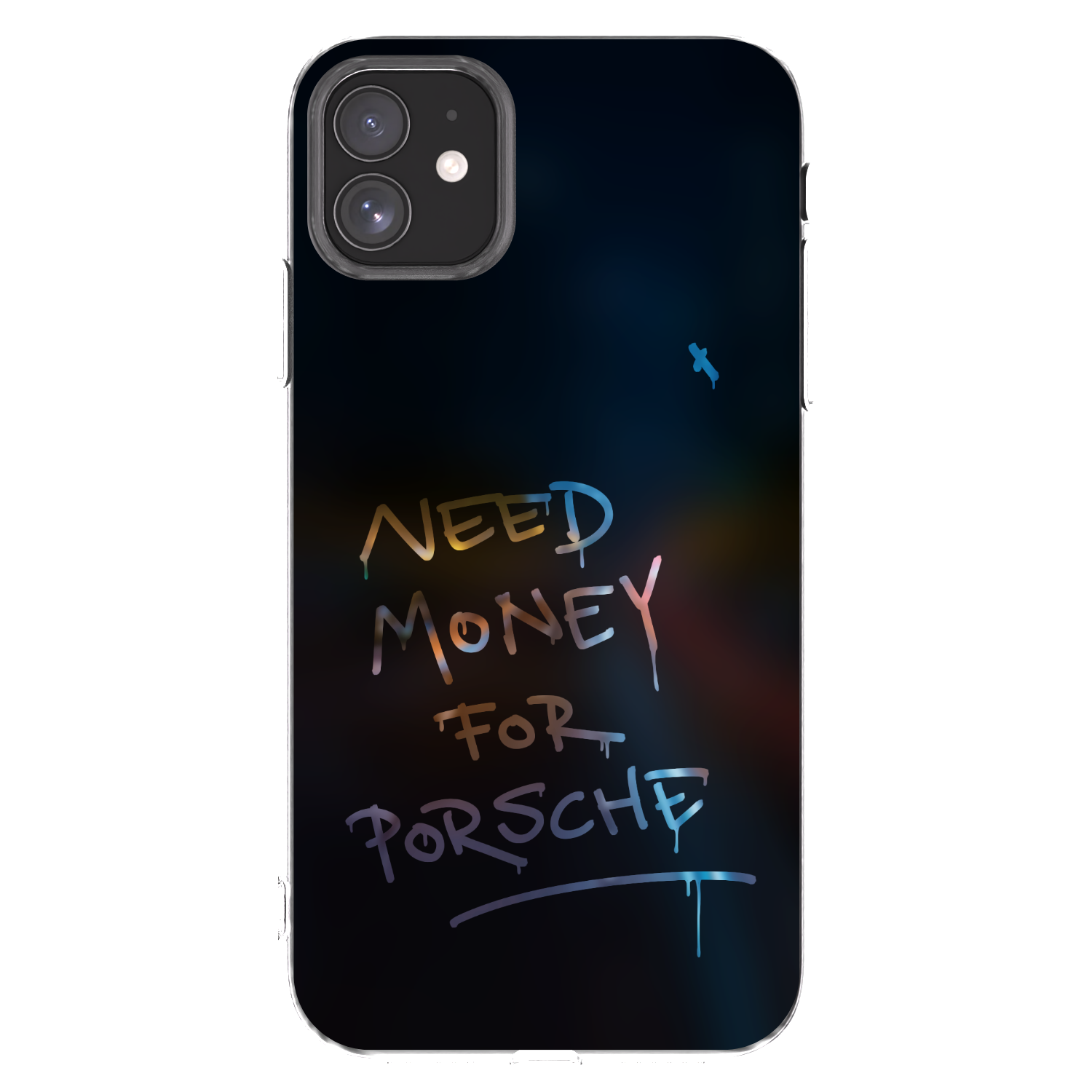 Picasee silikonowe przeźroczyste etui na Apple iPhone 11 - Neon Nights