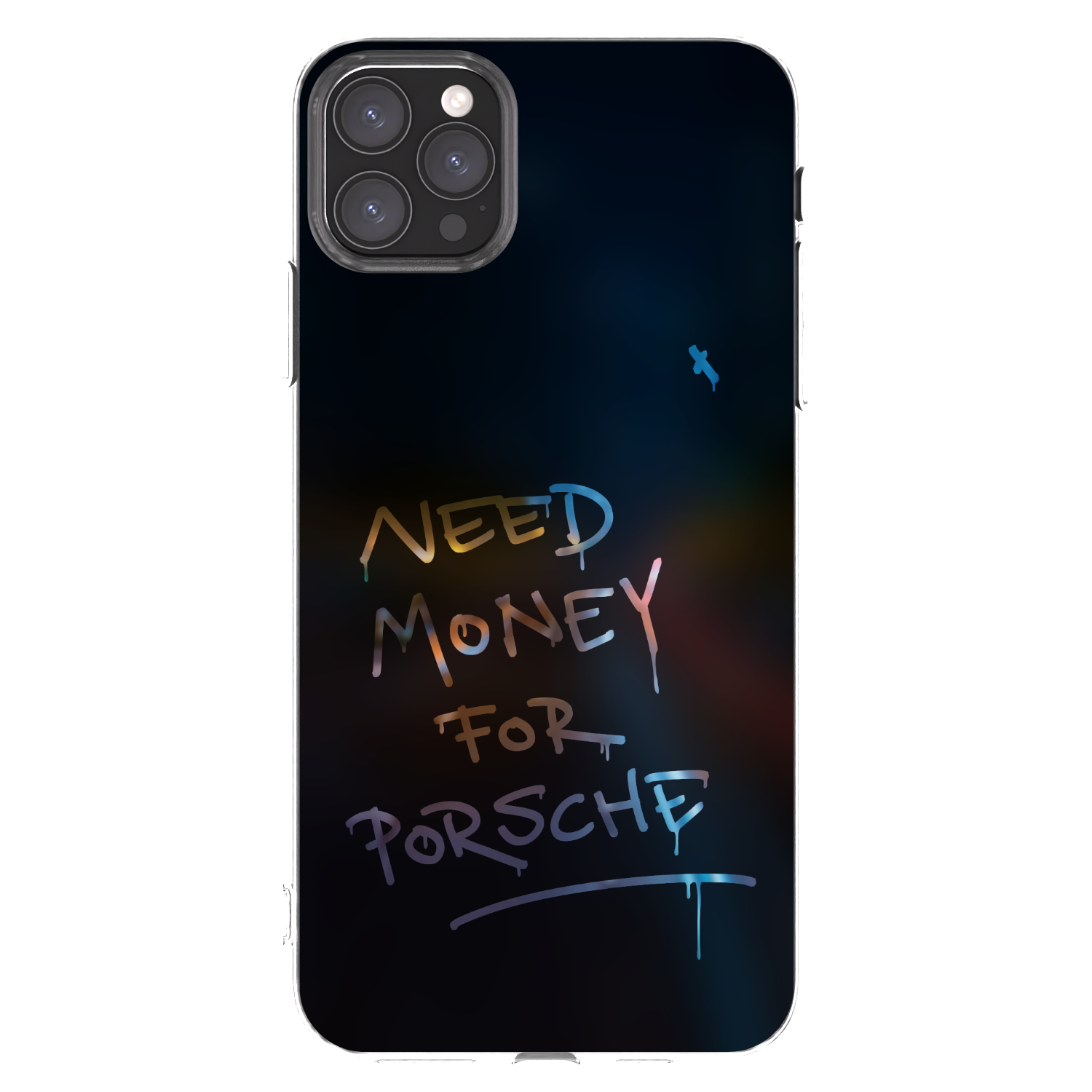Picasee silikonowe przeźroczyste etui na Apple iPhone 11 Pro Max - Neon Nights