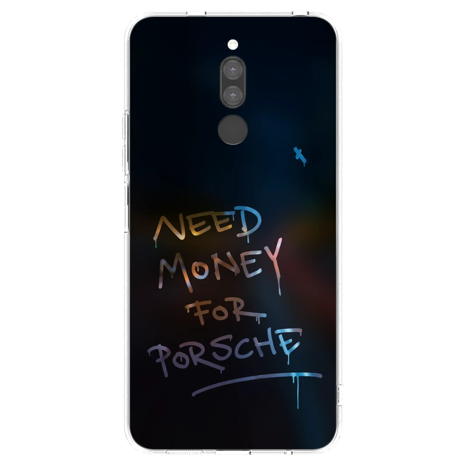 Picasee silikonowe przeźroczyste etui na Xiaomi Redmi 8 - Neon Nights