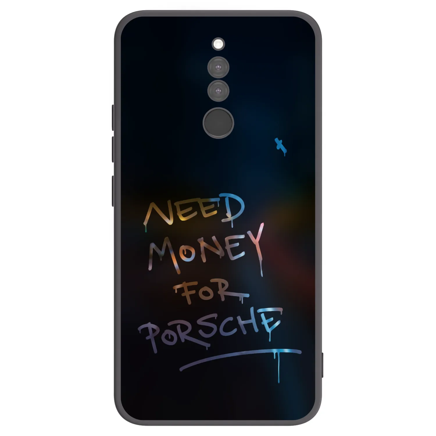 Picasee silikonowe czarne etui na Xiaomi Redmi 8 - Neon Nights
