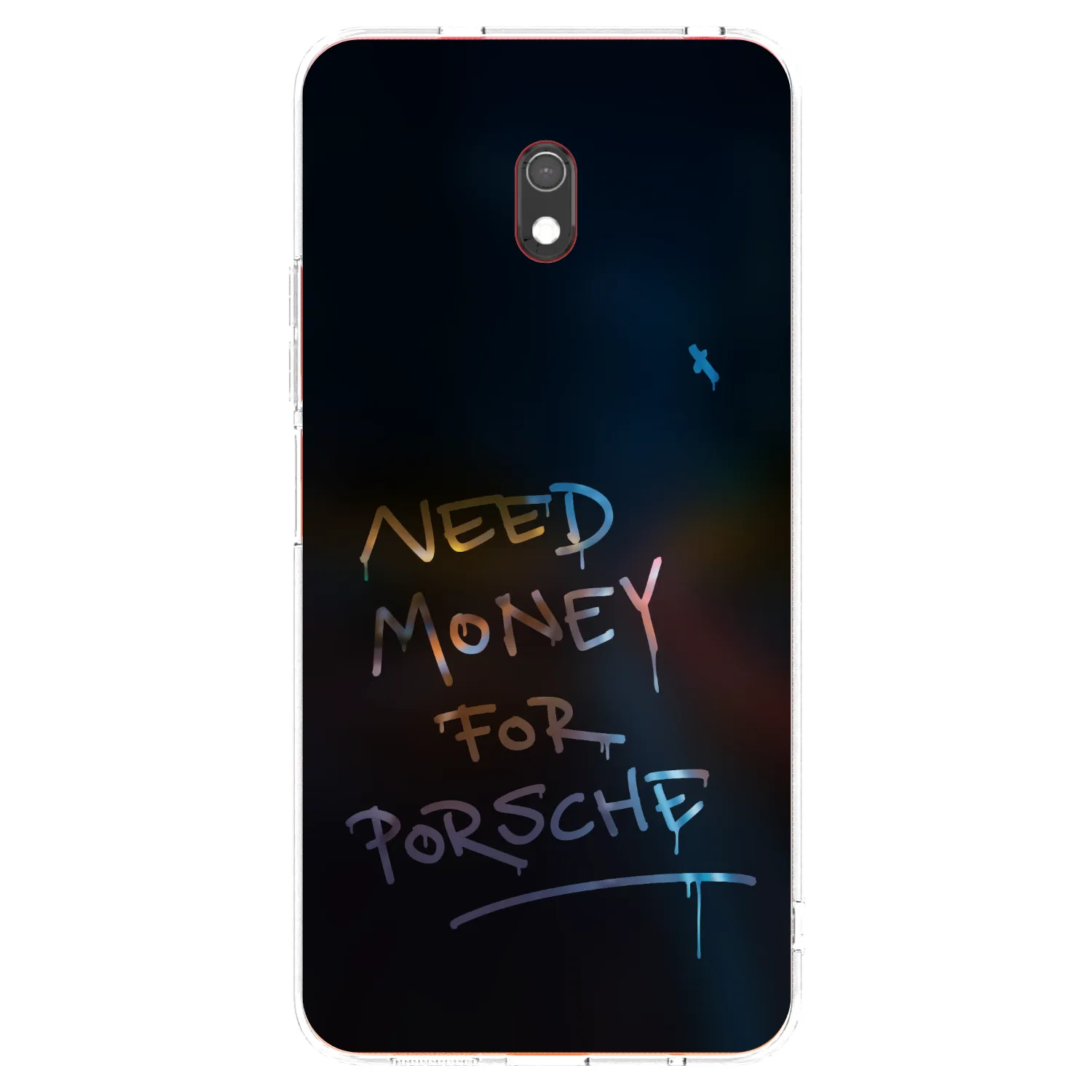 Picasee silikonowe przeźroczyste etui na Xiaomi Redmi 8A - Neon Nights