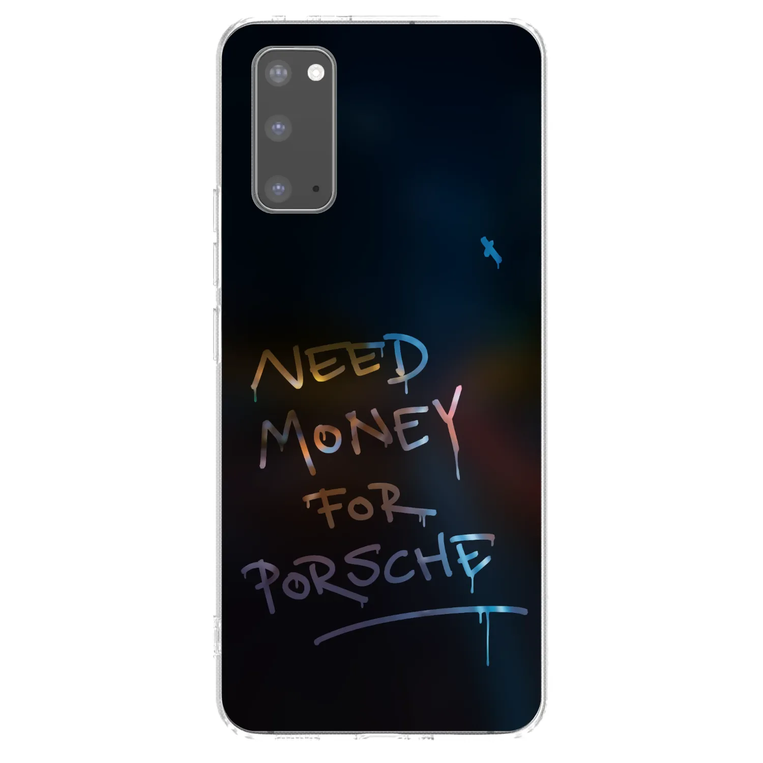 Picasee silikonowe przeźroczyste etui na Samsung Galaxy S20 G980F - Neon Nights