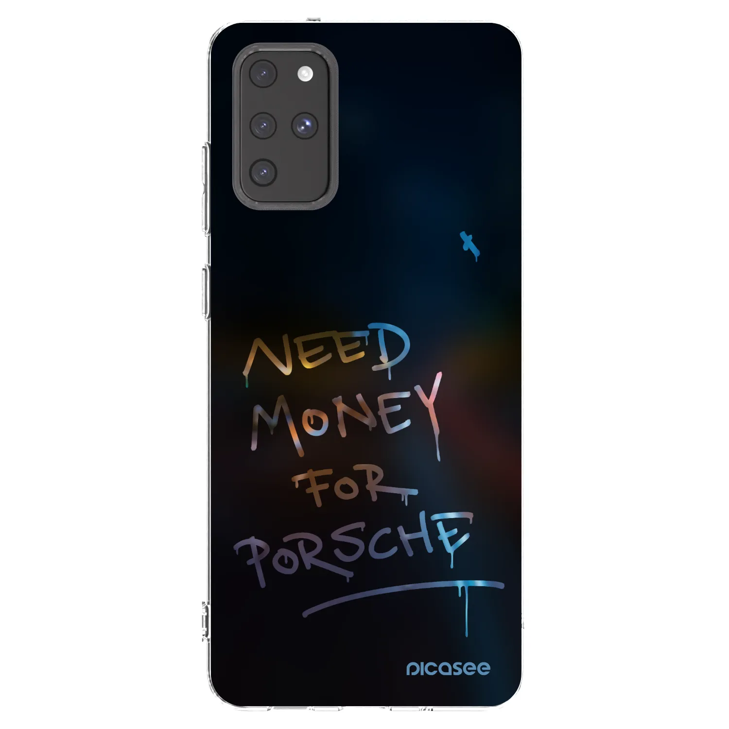 Picasee silikonowe przeźroczyste etui na Samsung Galaxy S20+ G985F - Neon Nights