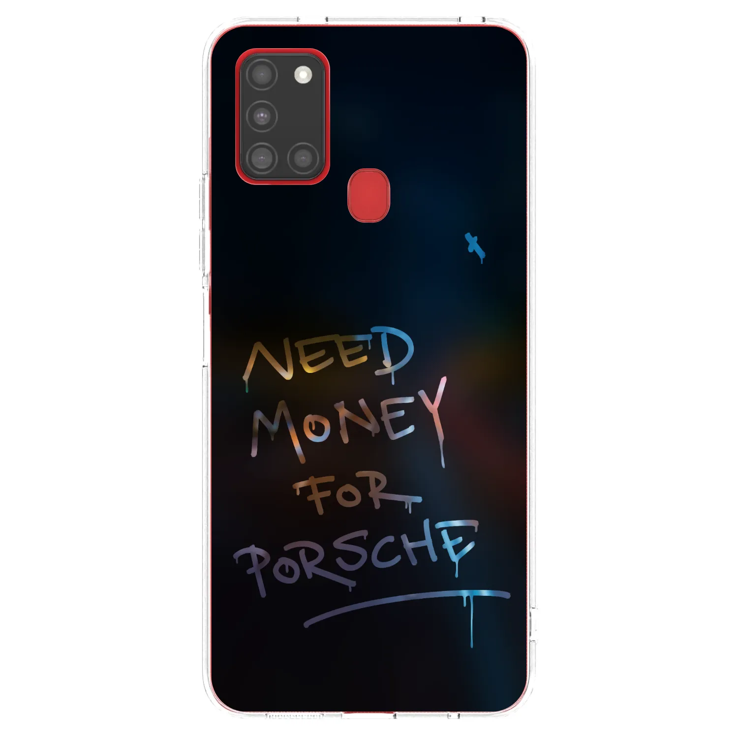 Picasee silikonowe przeźroczyste etui na Samsung Galaxy A21s - Neon Nights