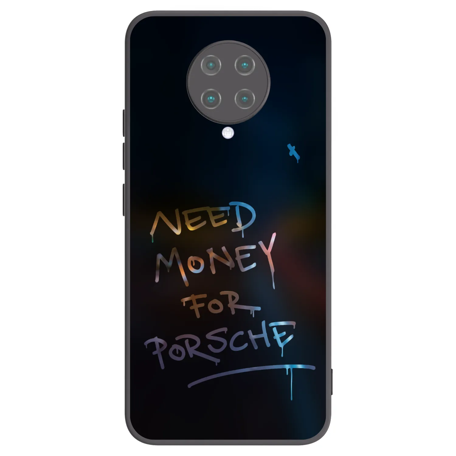 Picasee silikonowe czarne etui na Xiaomi Poco F2 Pro - Neon Nights